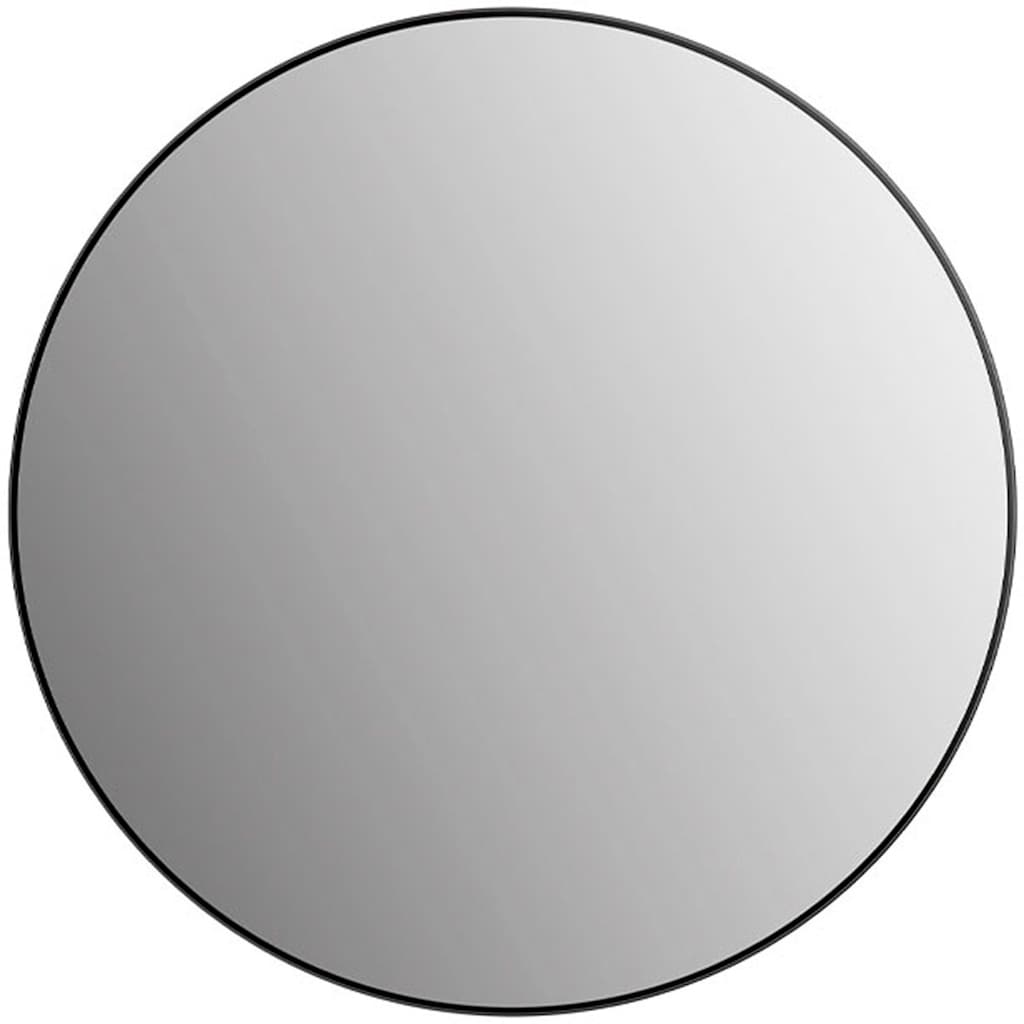 Talos Badspiegel »Picasso schwarz Ø 80 cm«, hochwertiger Aluminiumrahmen