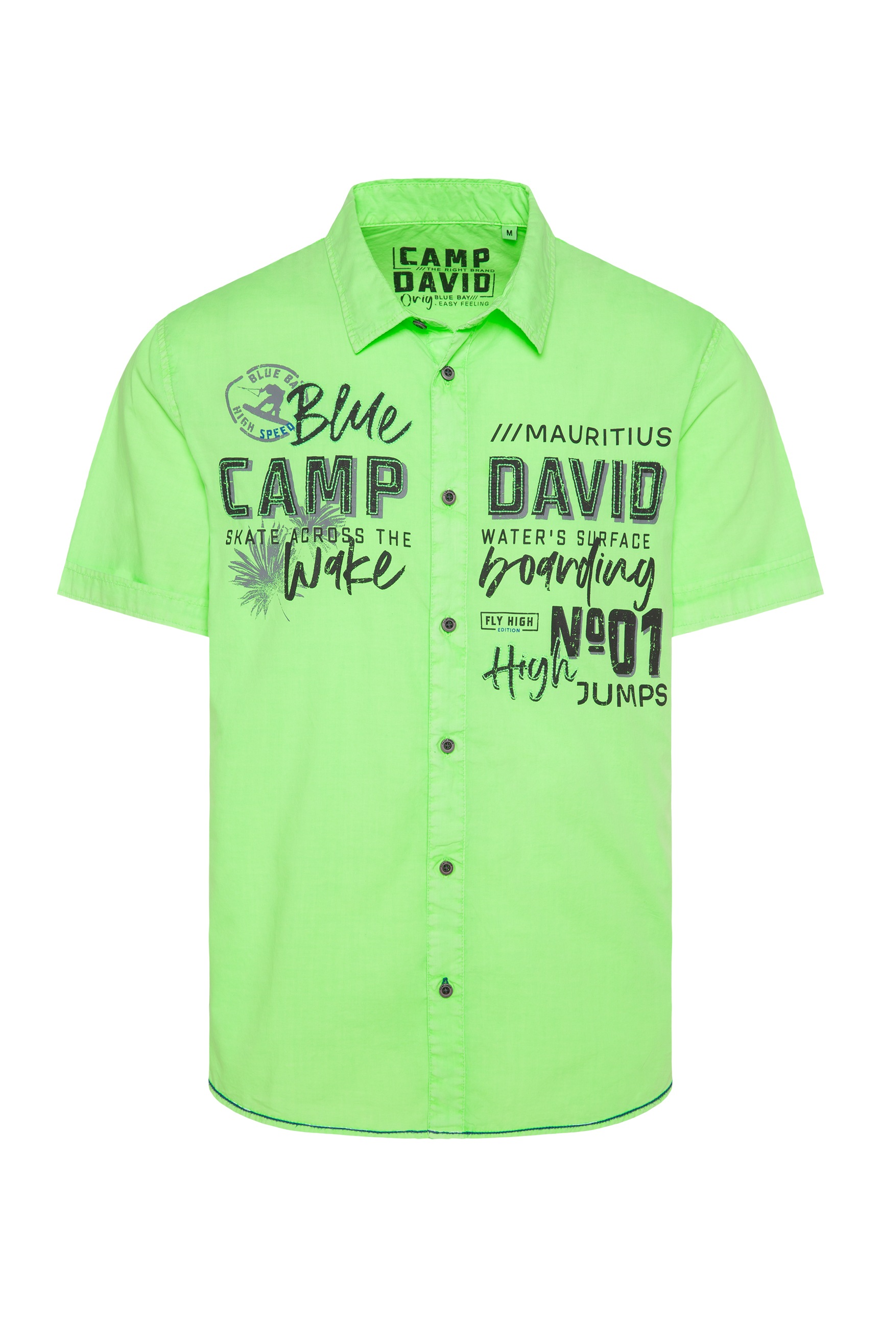 CAMP DAVID Kurzarmhemd, mit Kontrastnähten günstig online kaufen