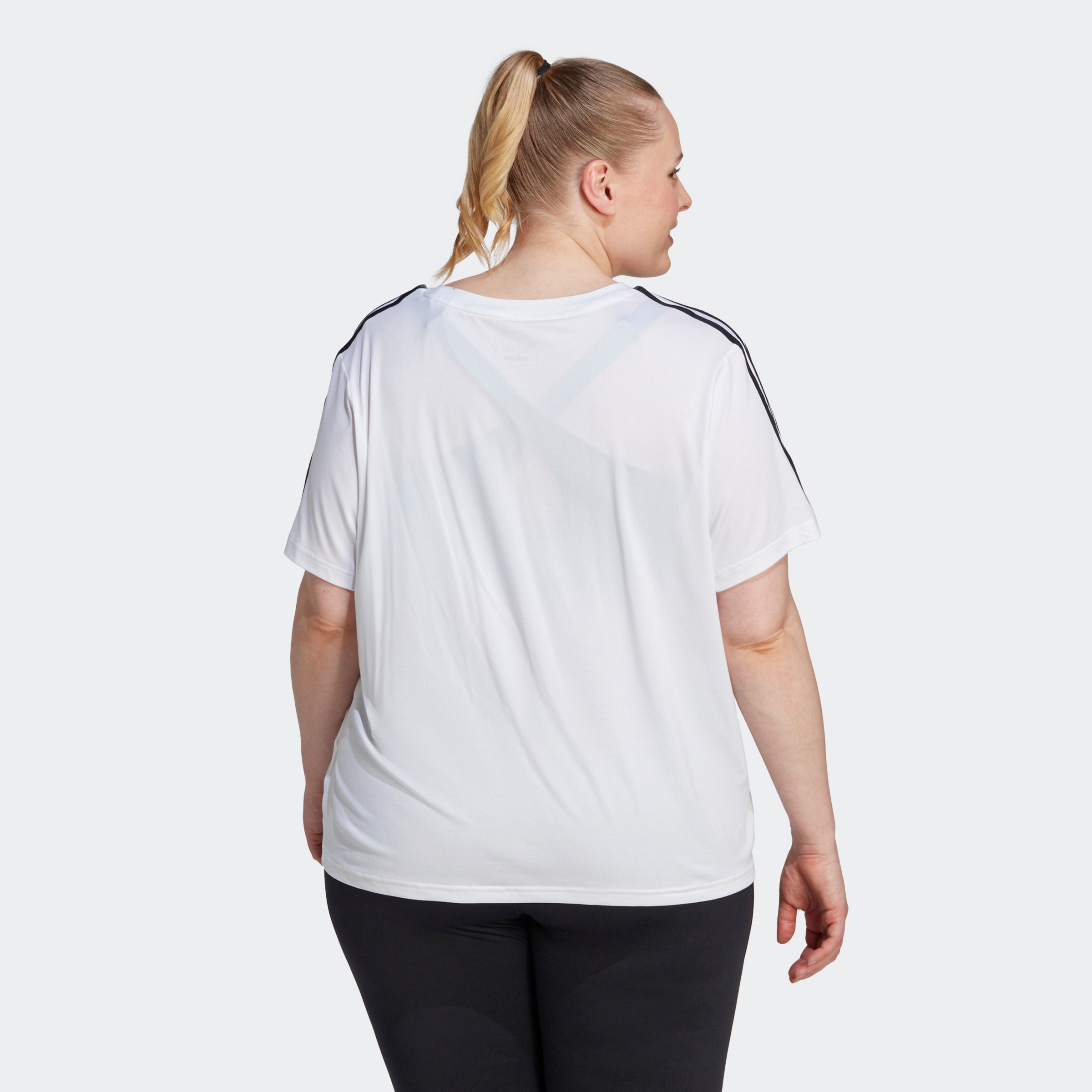 adidas Performance T-Shirt "AEROREADY TRAIN ESSENTIALS 3-STREIFEN – GROSSE günstig online kaufen