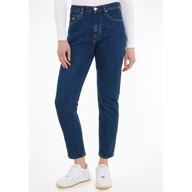 Jeans für bestellen »Izzie«, Straight-Jeans Ledermarkenlabel BAUR | mit Tommy