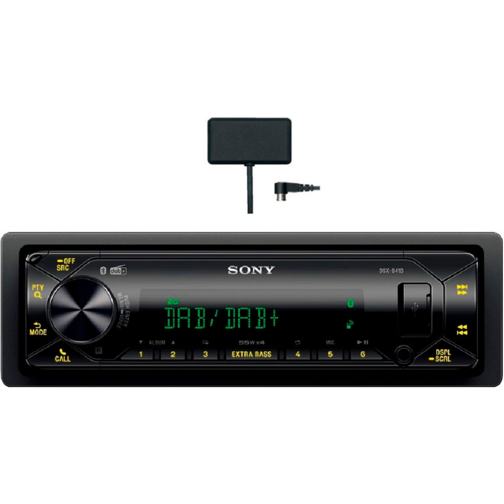 Sony Autoradio »DSXB41KIT«, (Bluetooth Digitalradio (DAB+)-FM-Tuner 55 W)