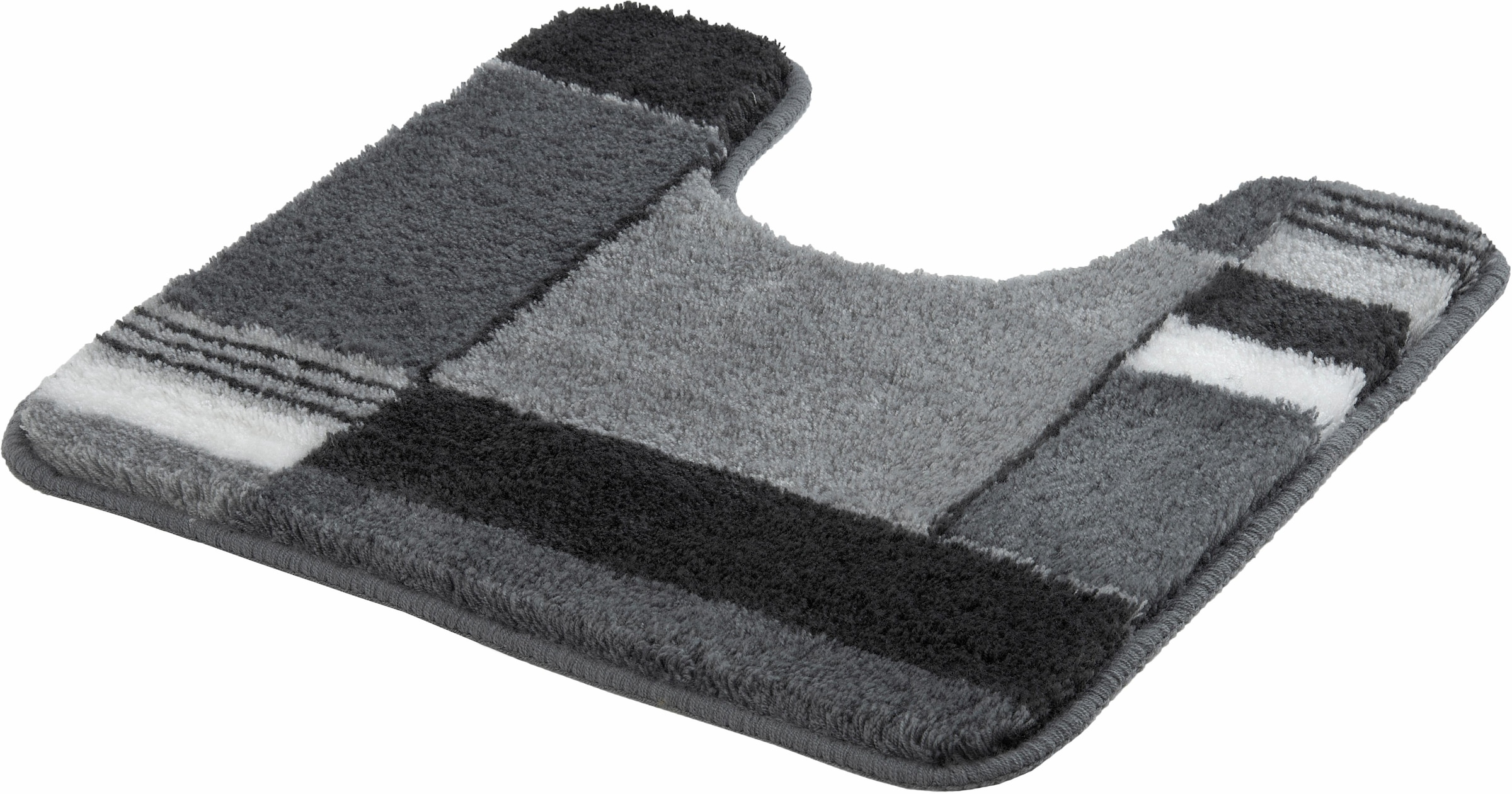 Kleine Wolke Badematte »Padova«, rutschhemmend beschichtet, fußbodenheizungsgeeignet, Badteppich, modernes Design, waschbar