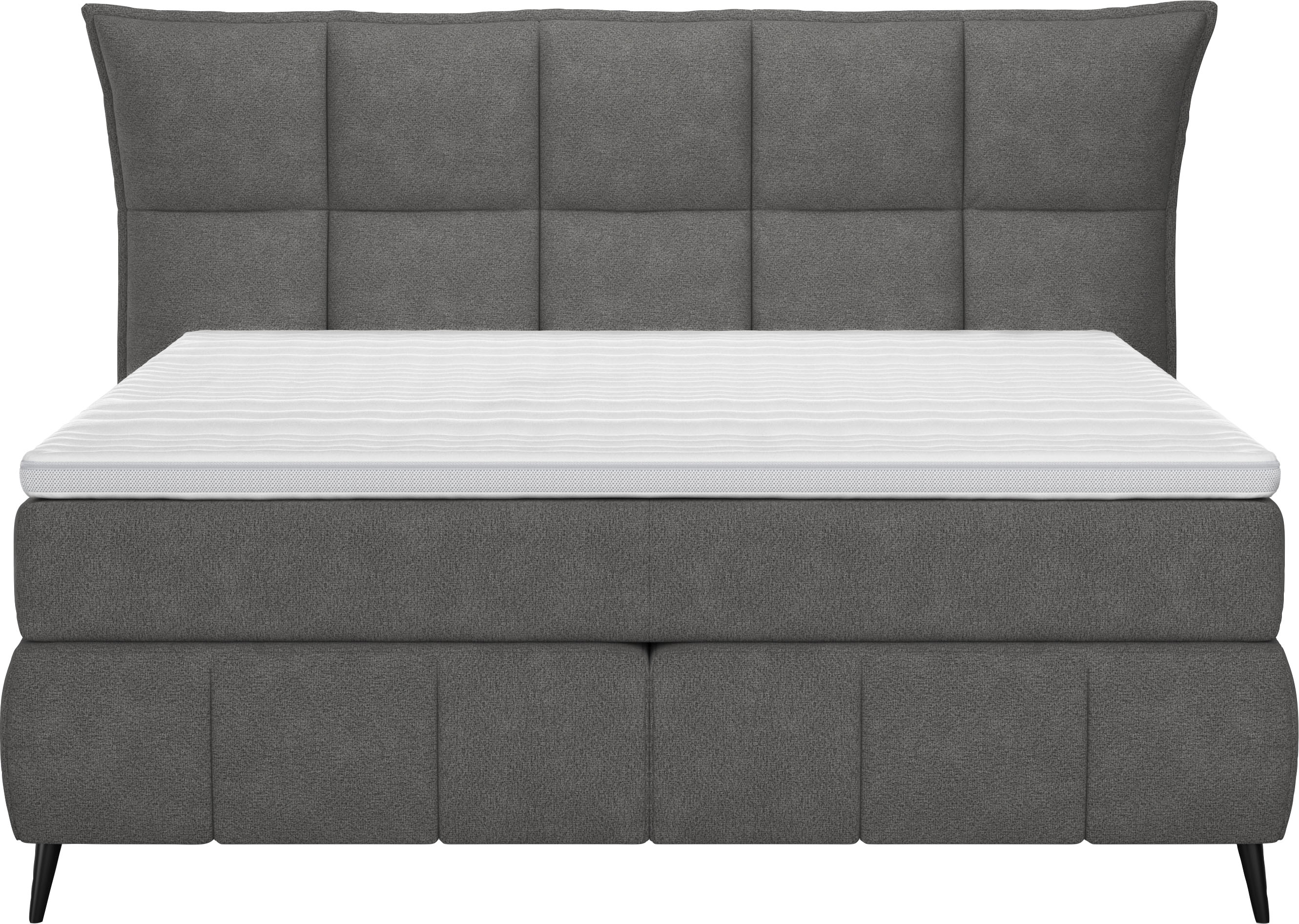 Thumbnail - COTTA Boxspringbett "Sarah", inkl. Topper, 2 Matratzenkerne, Härtegrade H2, H3 oder H4