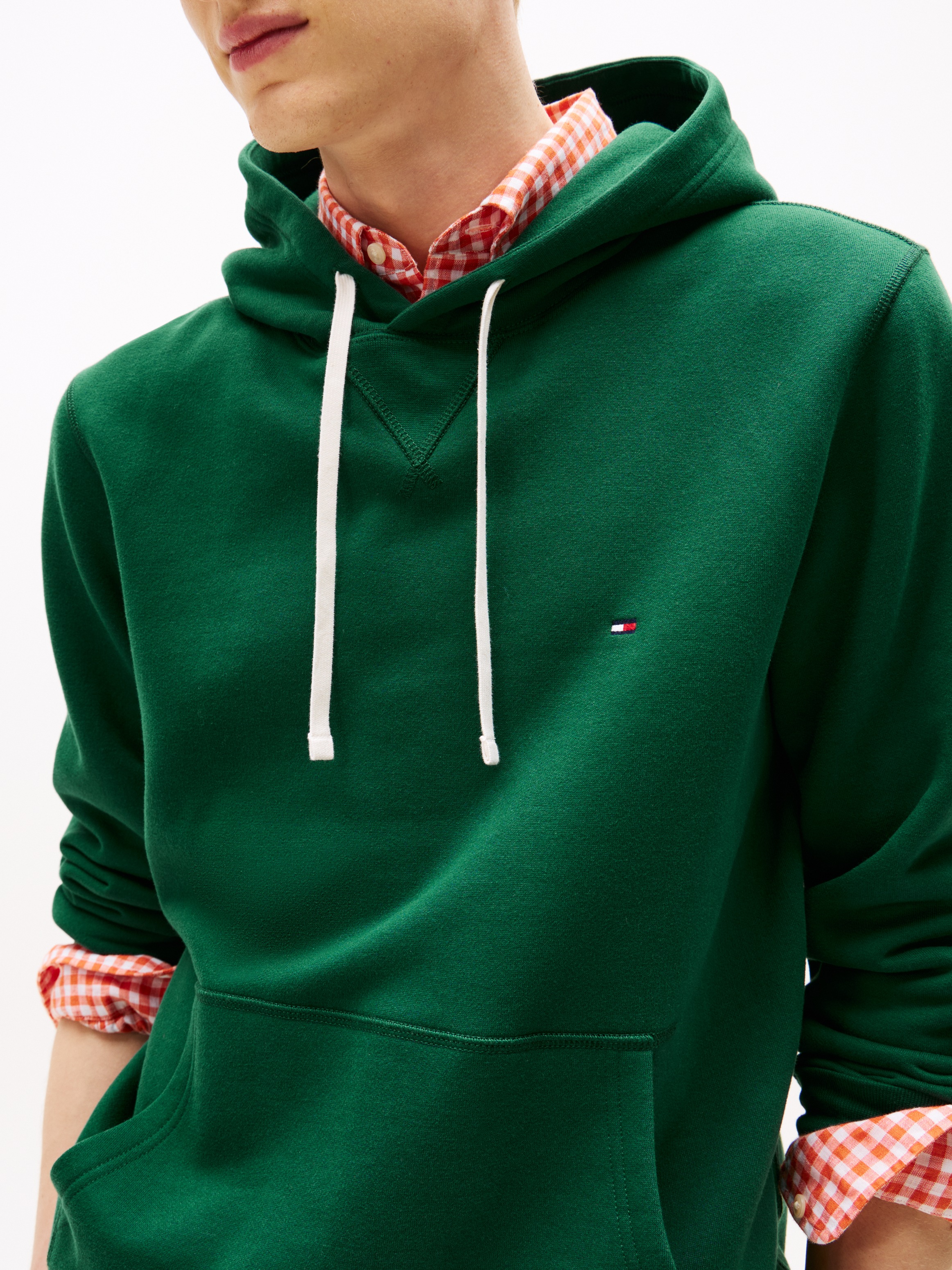 Tommy Hilfiger Hoodie "ESS SEASONAL FLEECE HOODY", mit Logostickerei günstig online kaufen