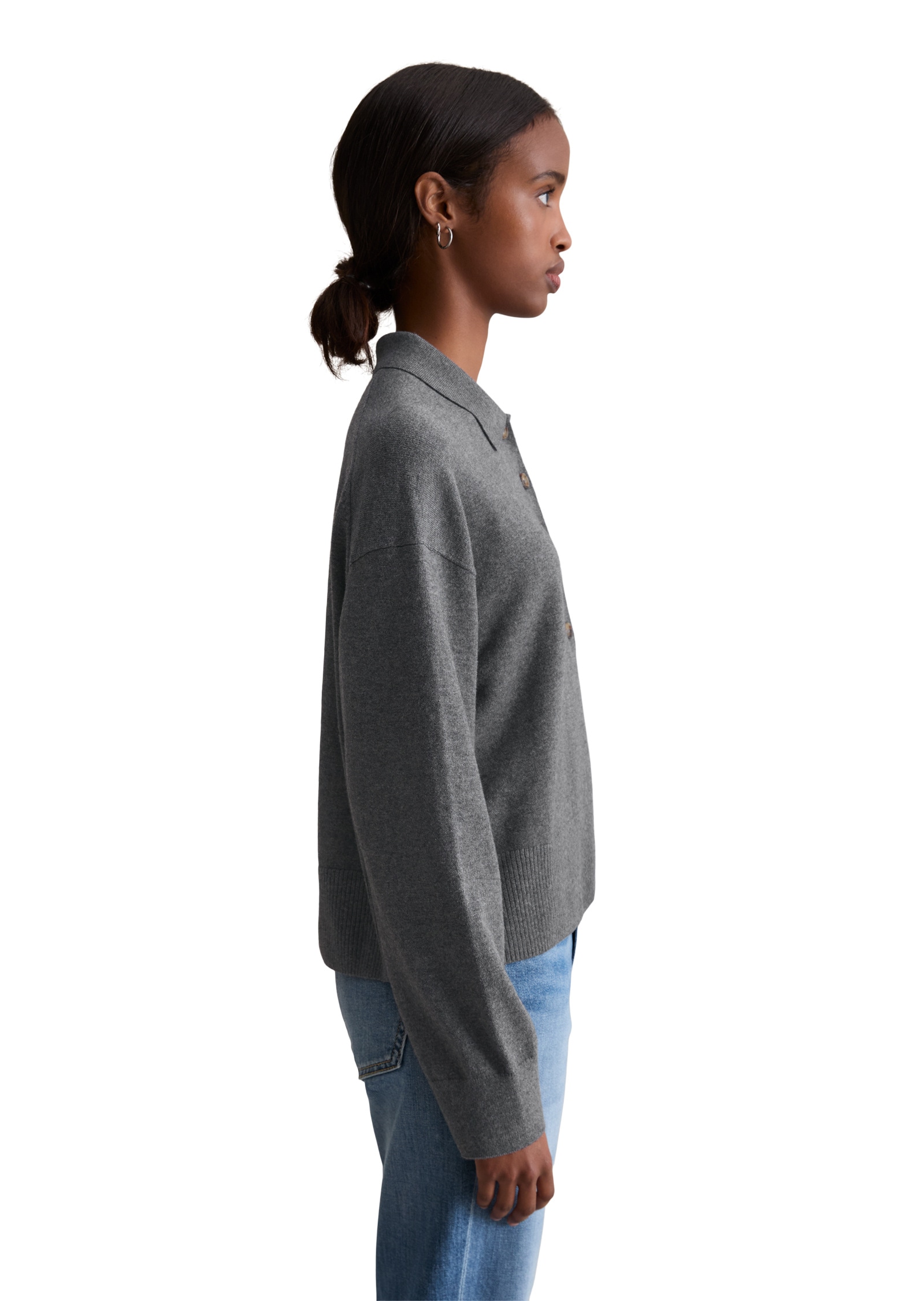 Marc O'Polo DENIM Strickpullover »aus Soft Cotton Stretch«