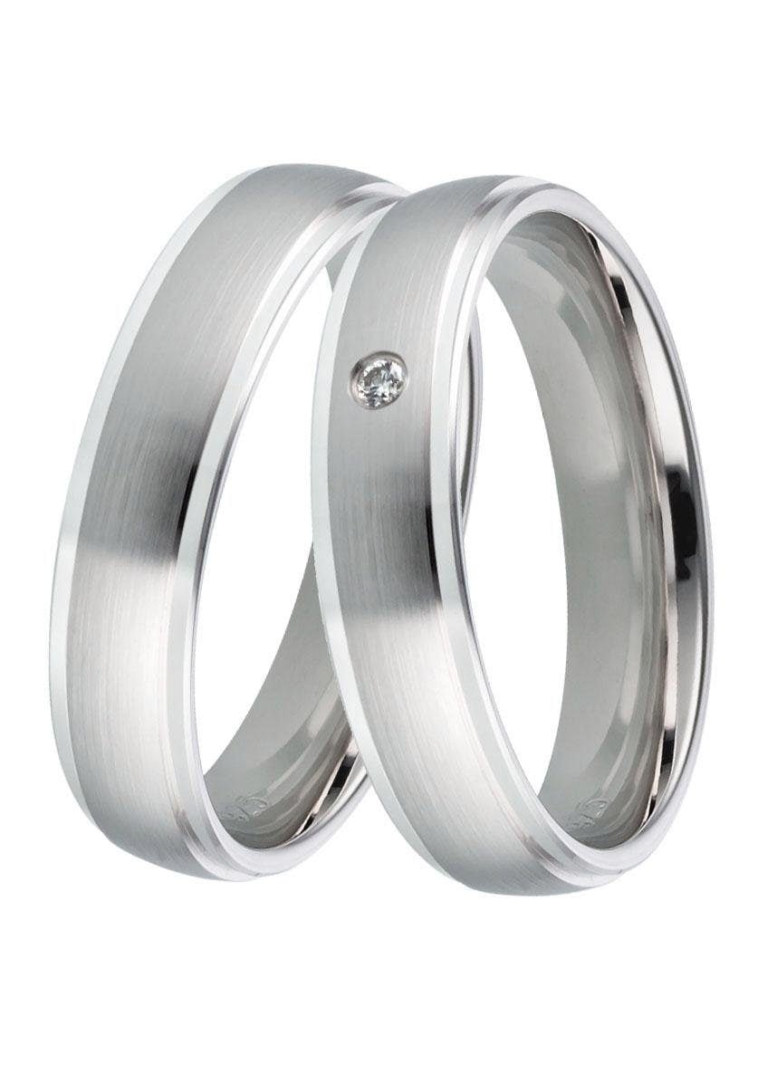 DOOSTI Trauring »Schmuck Geschenk Silber 925 Trauring Ehering Partnerring LIEBE«, Made in Germany, wahlweise mit oder ohne Zirkonia