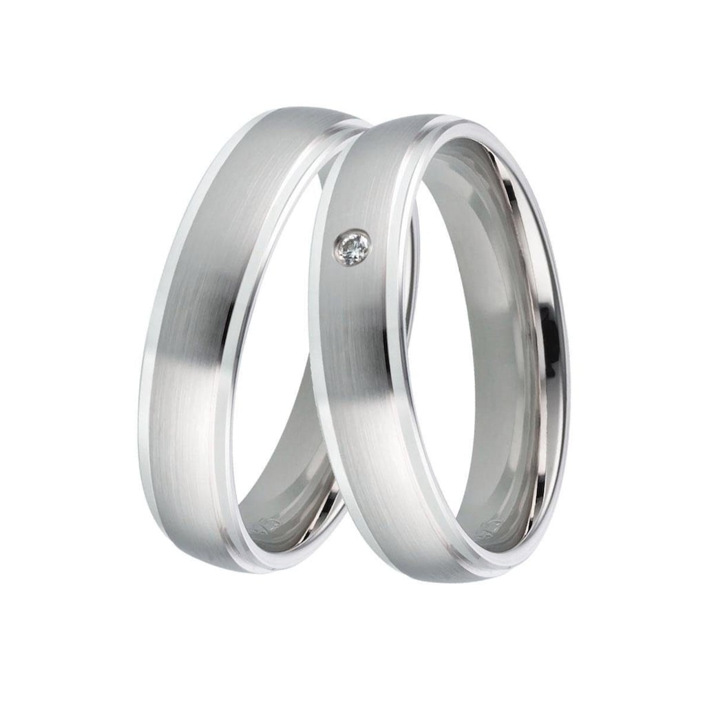 DOOSTI Trauring »Schmuck Geschenk Silber 925 Trauring Ehering Partnerring LIEBE«, Made in Germany, wahlweise mit oder ohne Zirkonia