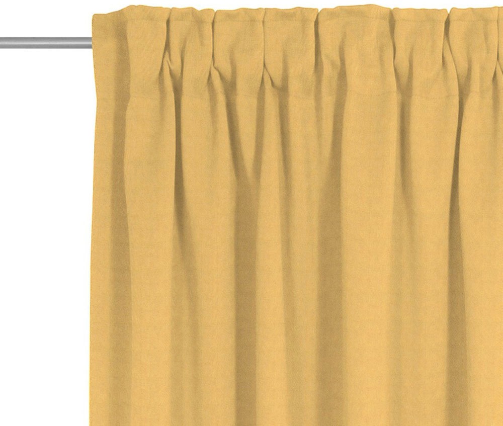 Adam Vorhang »Vorhang Uni Collection aus 100 % Bio-Baumwolle, Multiband (1 St)«, (1 St.), Blickdichter Vorhang Uni Collection aus Bio-Baumwolle Made in Germany