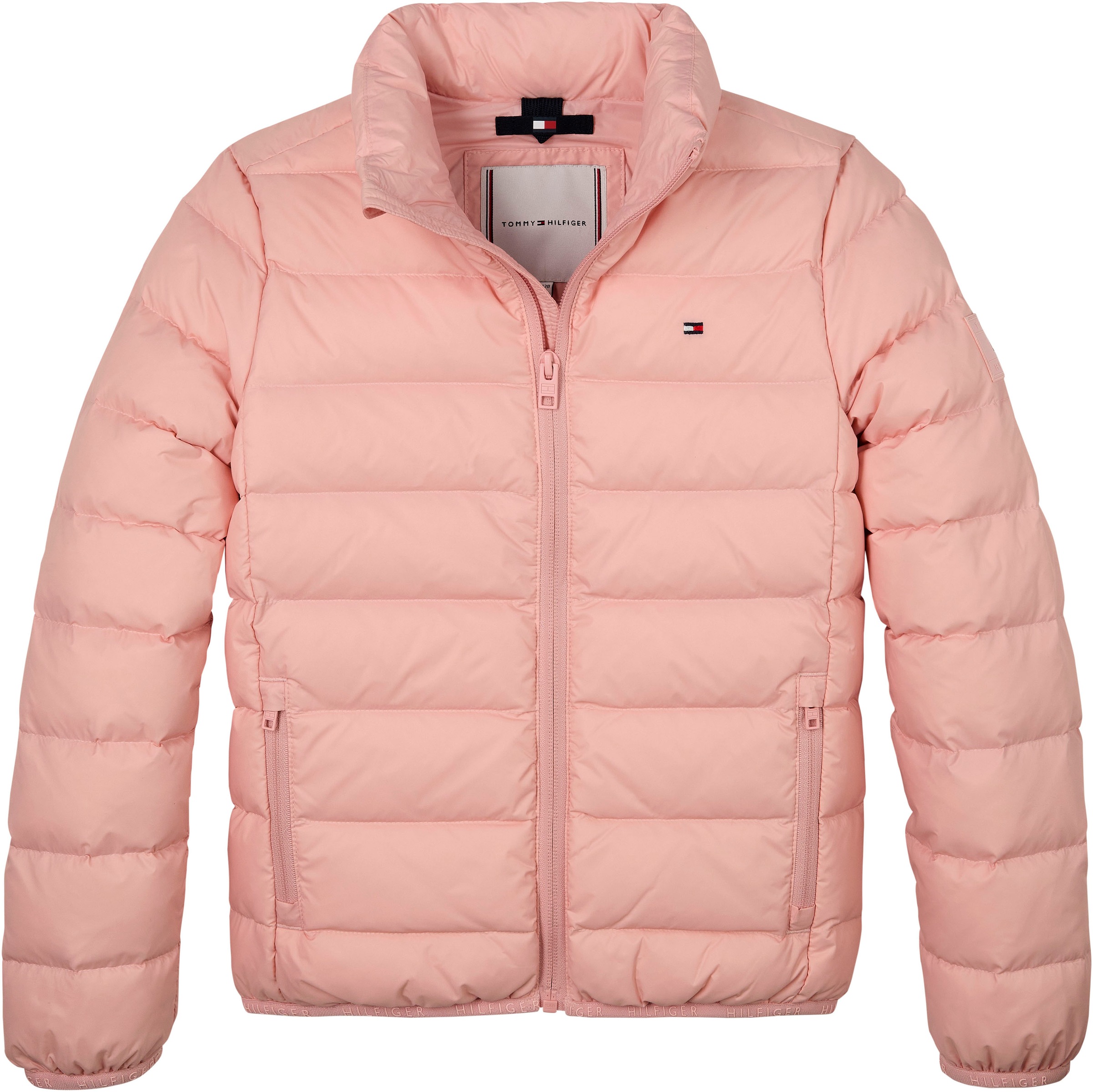 Tommy Hilfiger Steppjacke »U ESSENTIAL LIGHT DOWN JACKET«, Kinder bis 16 Jahre mit Logostickerei