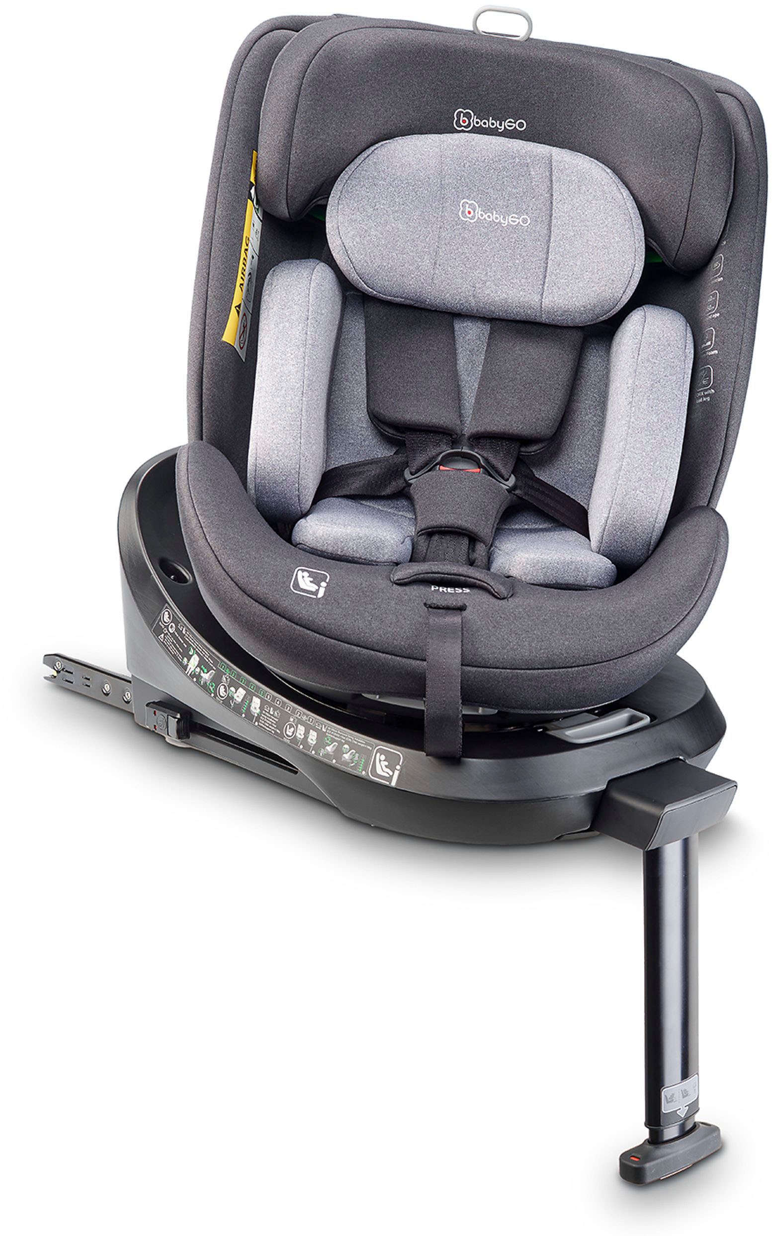 BabyGo Autokindersitz »Move 360 I Size« für Körpergröße von 40-150 cm
