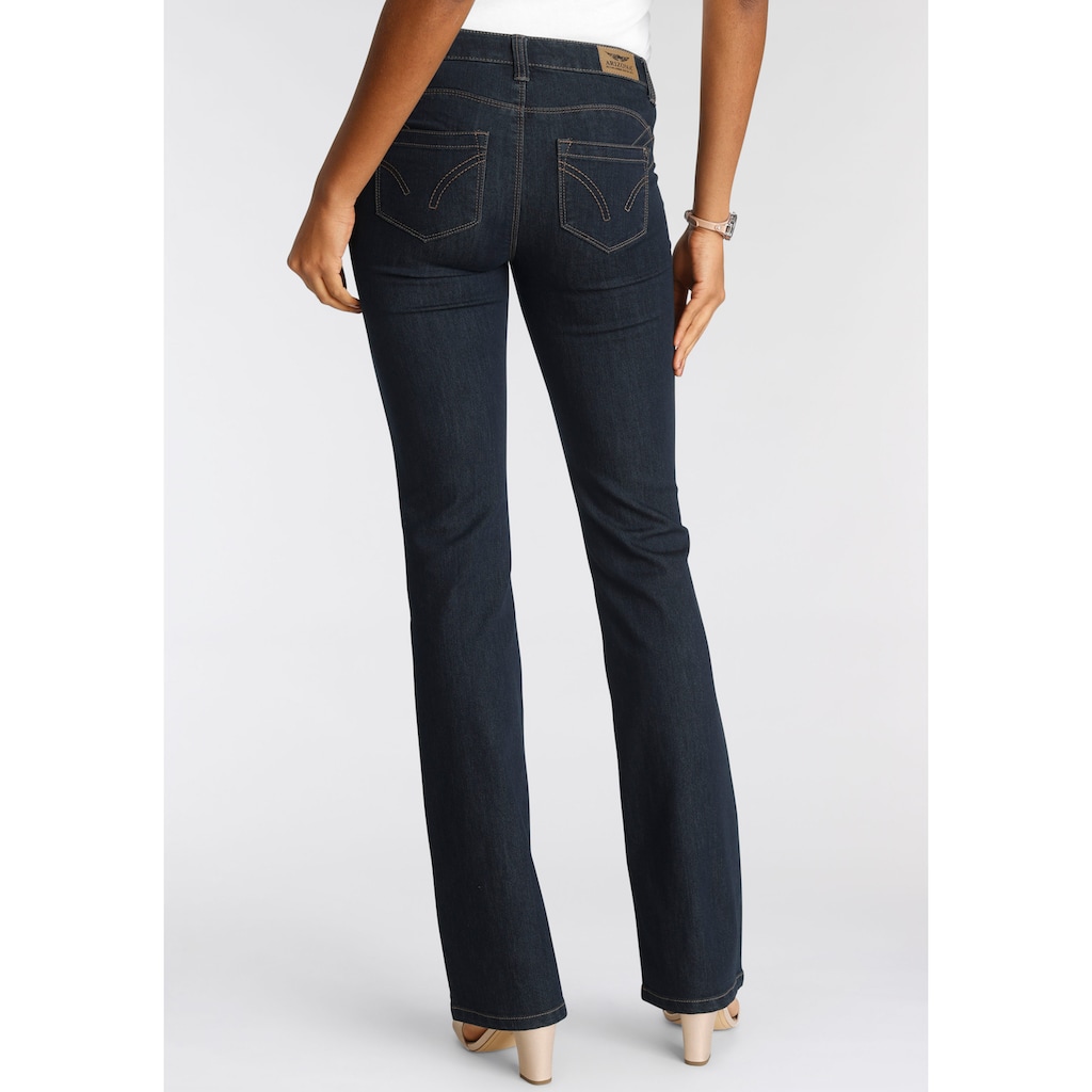 Arizona Bootcut-Jeans »Shaping«, Mid Waist