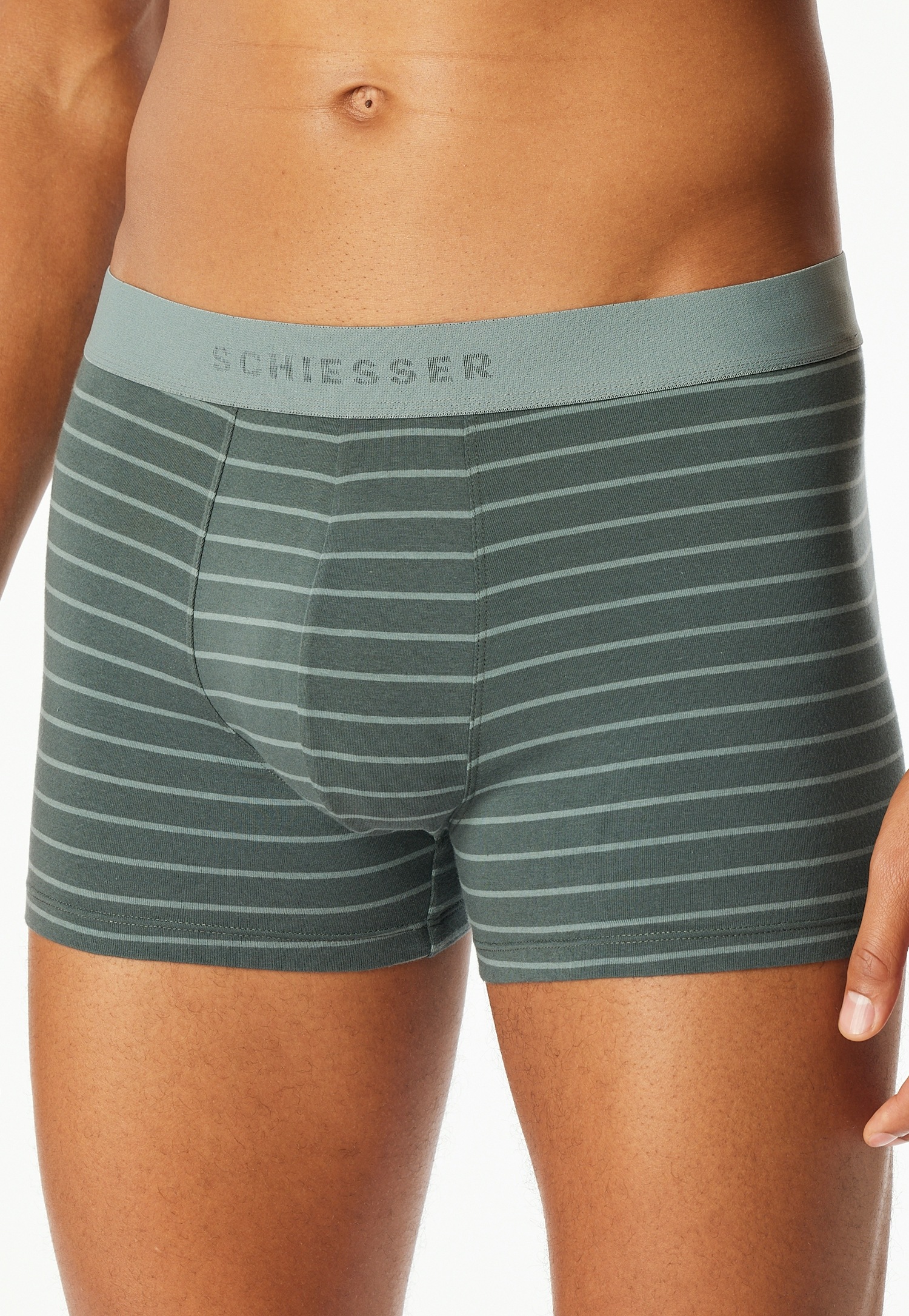 Schiesser Boxershorts "95/5 Multipacks" 3er Pack, ohne Eingriff, softer Log günstig online kaufen