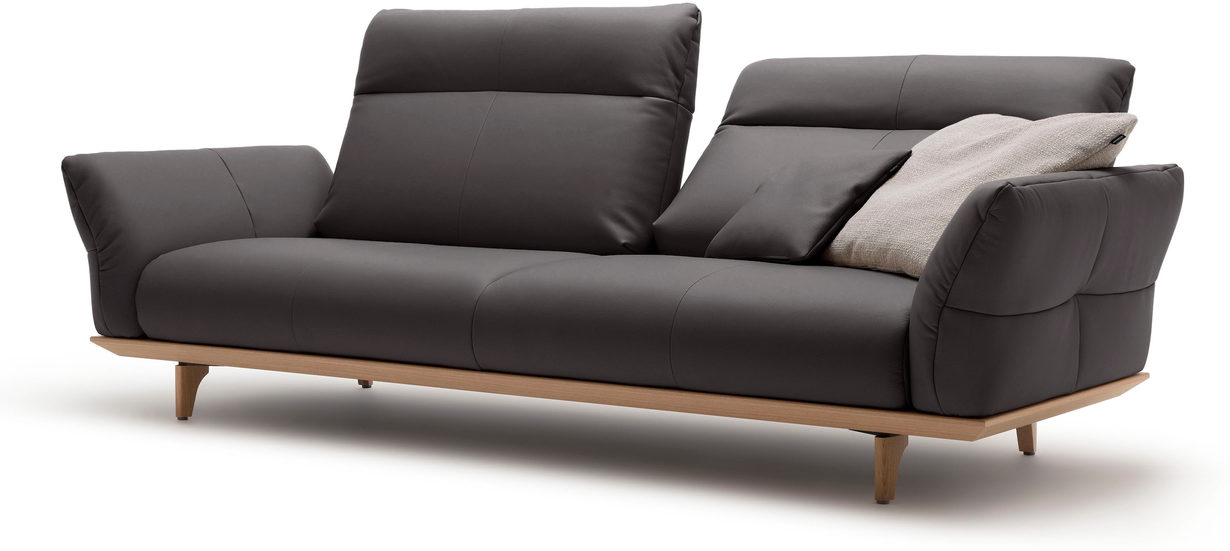Creation BY ROLF BENZ 3,5-Sitzer »CR.460«, Sockel in Eiche, Füße Eiche natur, Breite 228 cm