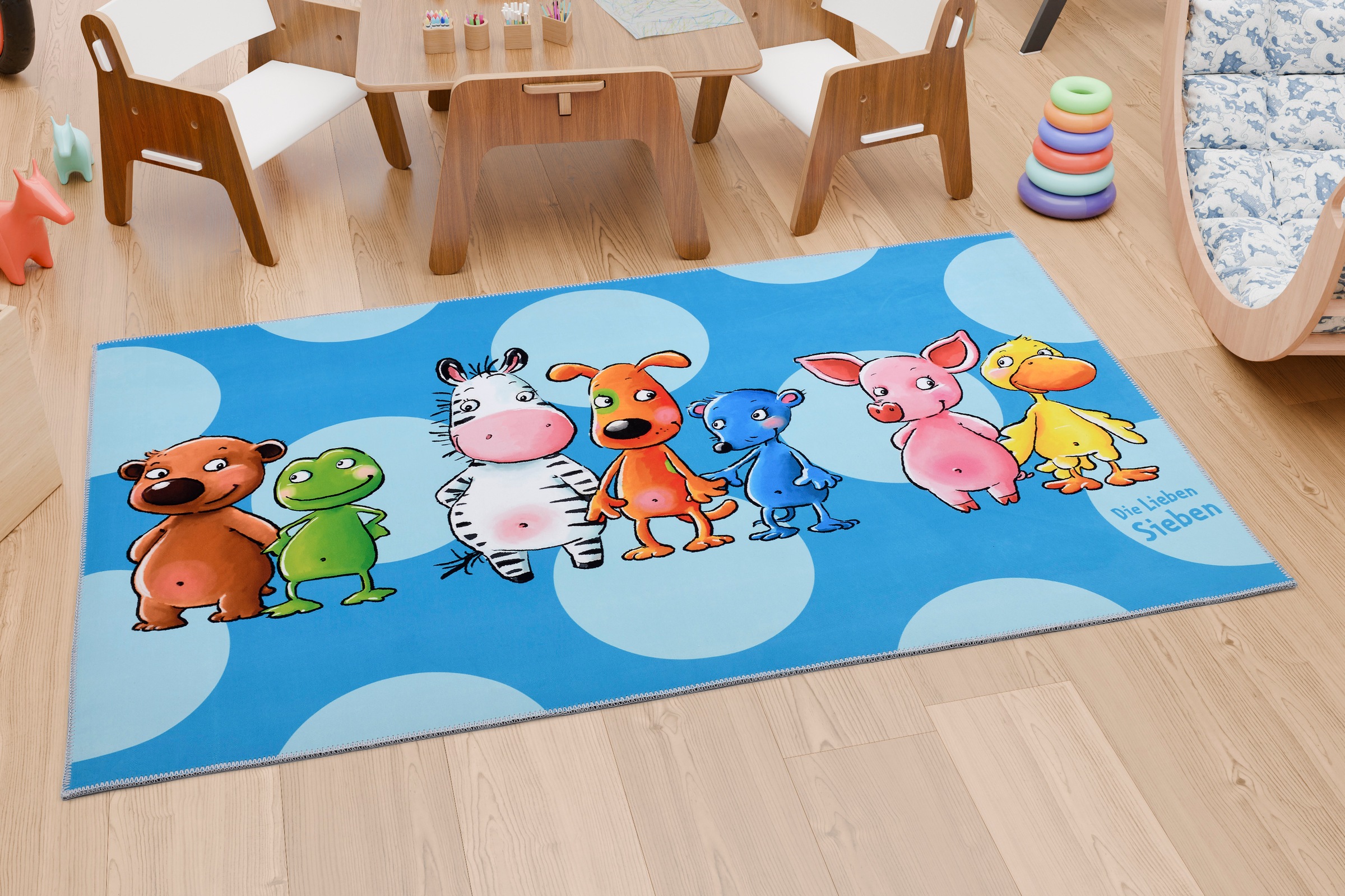 Die Lieben Sieben Kinderteppich »LS-231« rechteckig 6 mm...