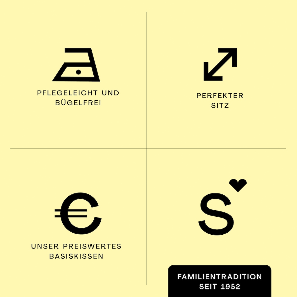 Schlafgut Kissenbezug »EASY Jersey«, (1 St.), Kissenhülle mit Reißverschluss, weich und saugfähig, Kissenbezug