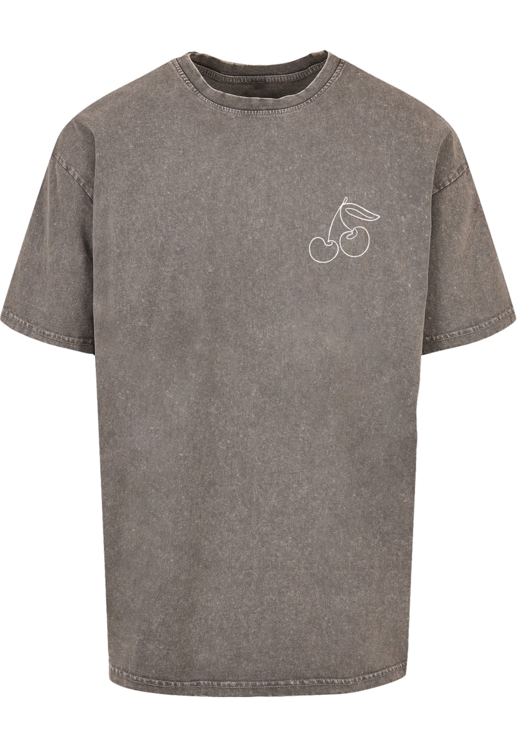 Merchcode T-Shirt "Merchcode Herren Cherry Acid Washed Oversize Tee" 1 Stk.