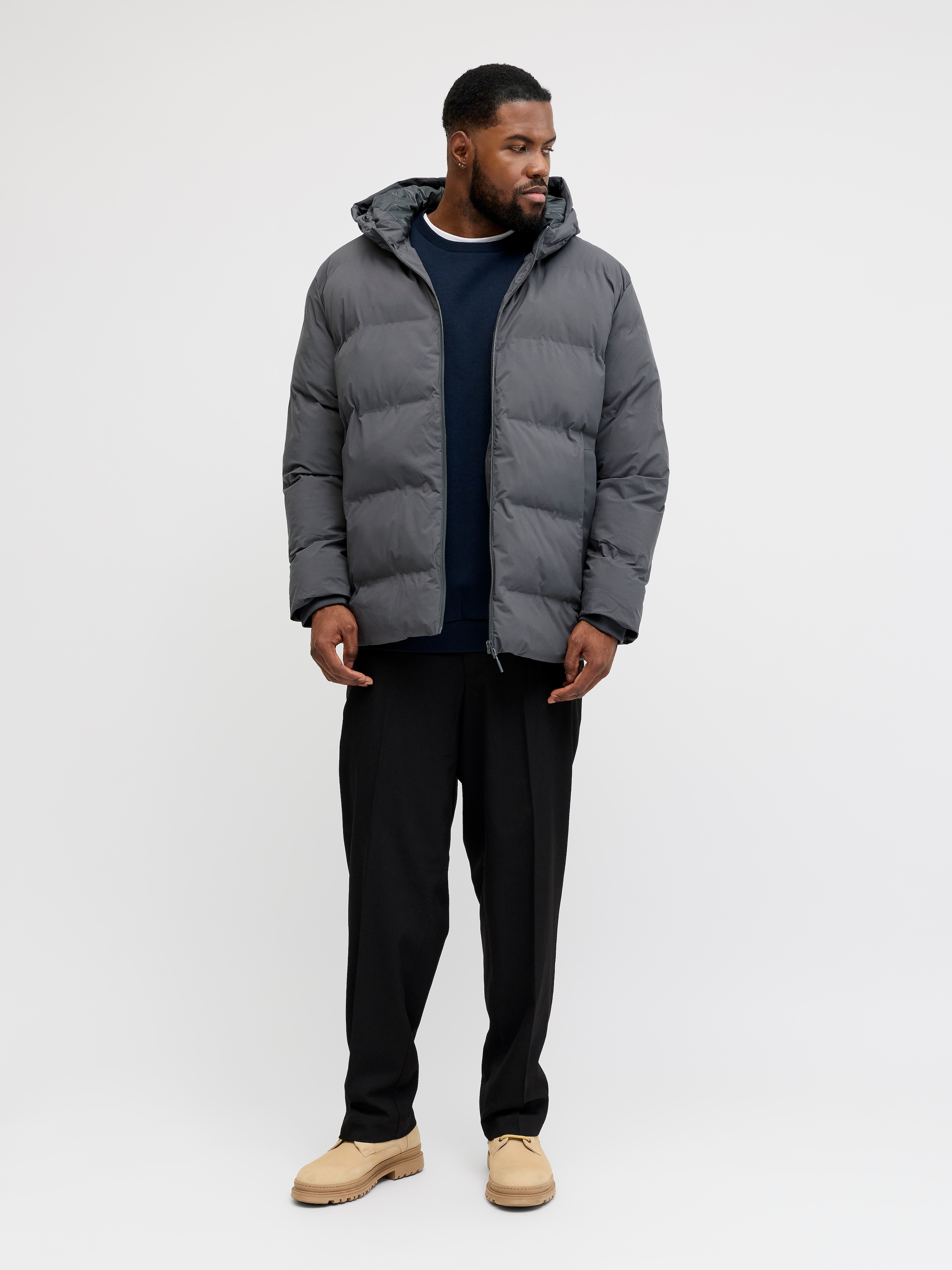 Jack & Jones PlusSize Steppjacke »JJKAITO PUFFER JACKET PLS« mit Kapuze