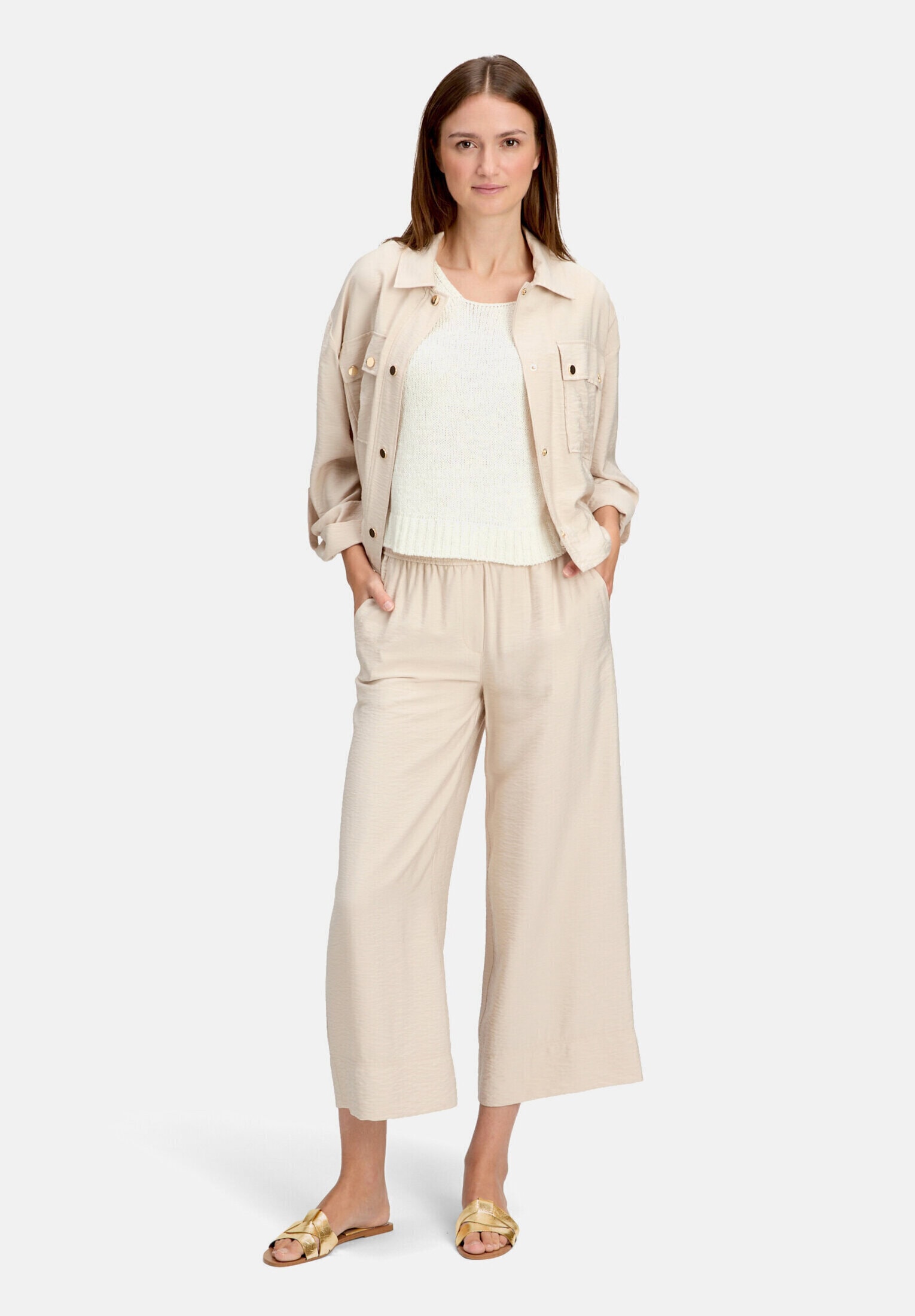 Betty&Co Stricktop "Damen mit Rundhalsausschnitt"