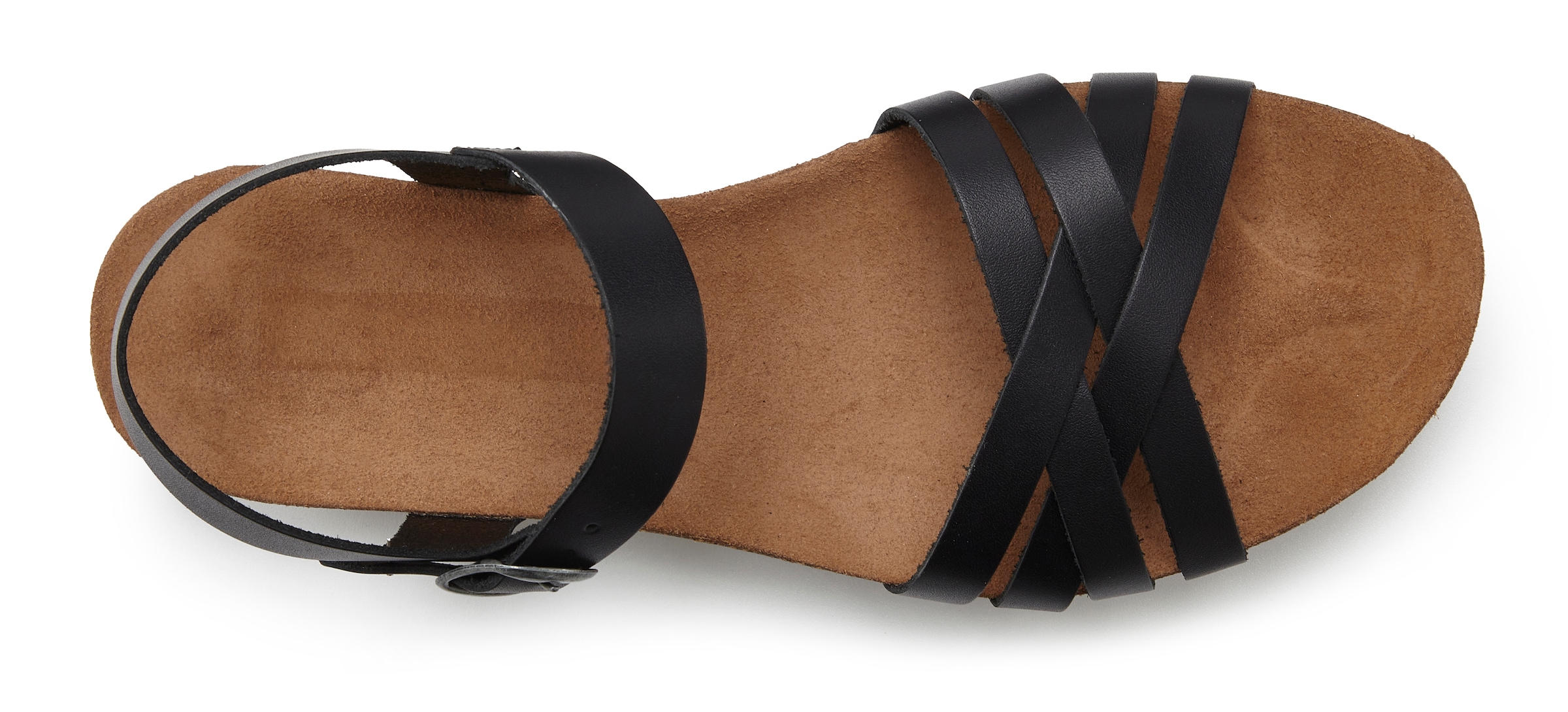 LASCANA Sandale »Sandalette, Sommerschuh,«  offene Schuhspitze, verstellbarer Schnallenverschluss, Riemchen