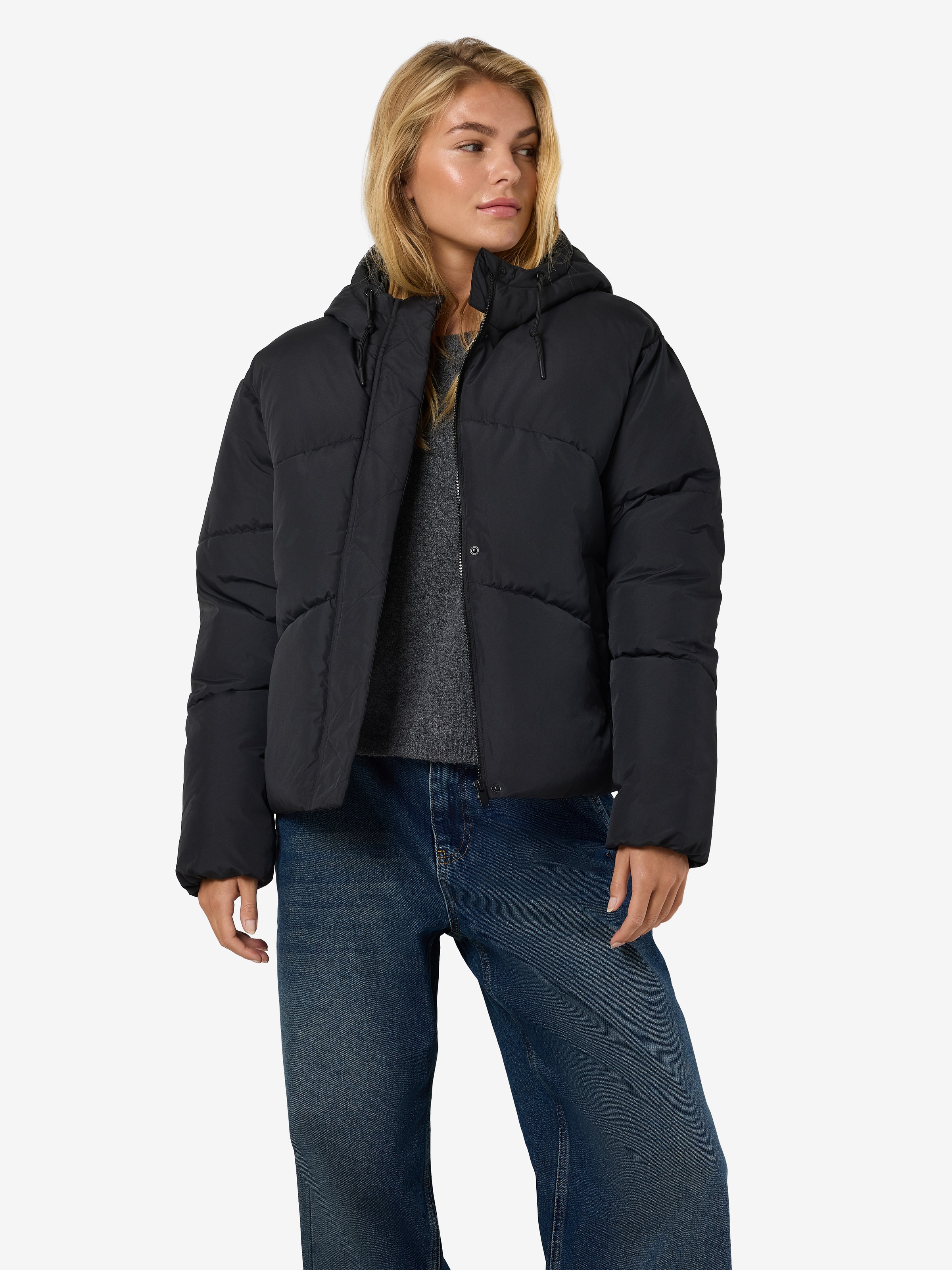 Noisy may Steppjacke "NMTENNA L/S SHORT JACKET NOOS", mit Kapuze günstig online kaufen