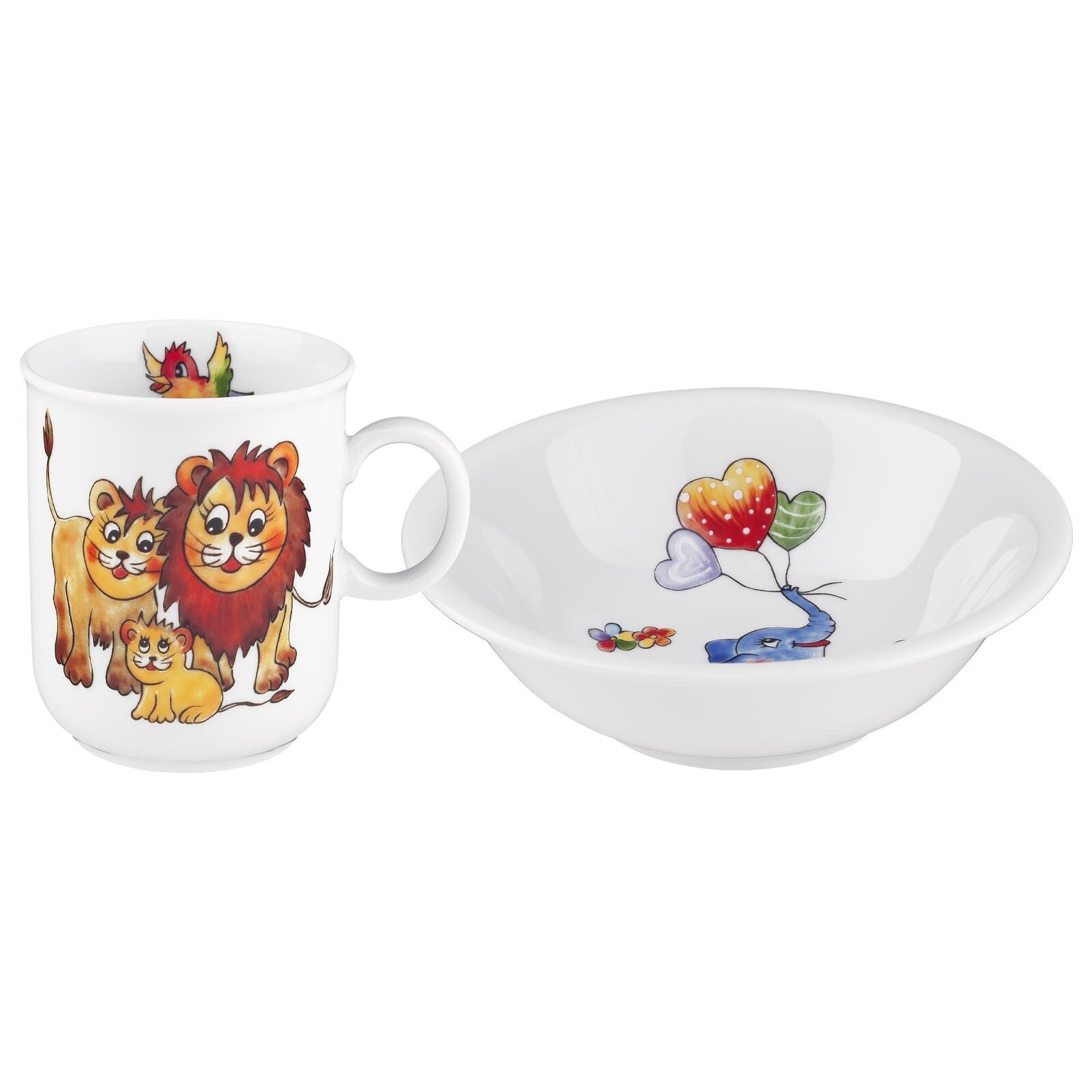 Seltmann Weiden Kindergeschirr-Set »Kindergeschirr Set Compact Bunte Tierwelt bunt«
