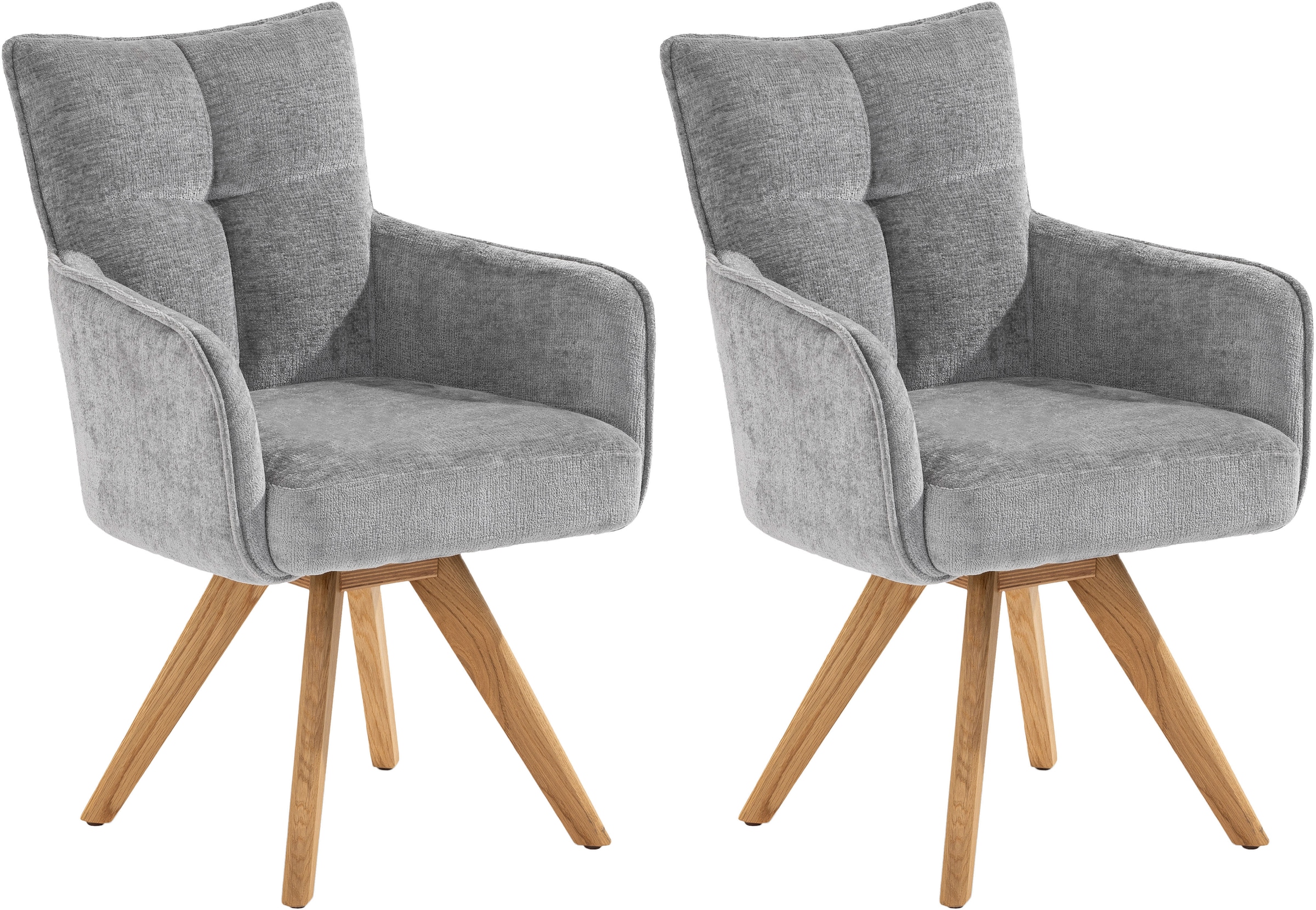 set one by Musterring Armlehnstuhl "Tucson" (Set) 2er-Set, drehbar mit Rück günstig online kaufen