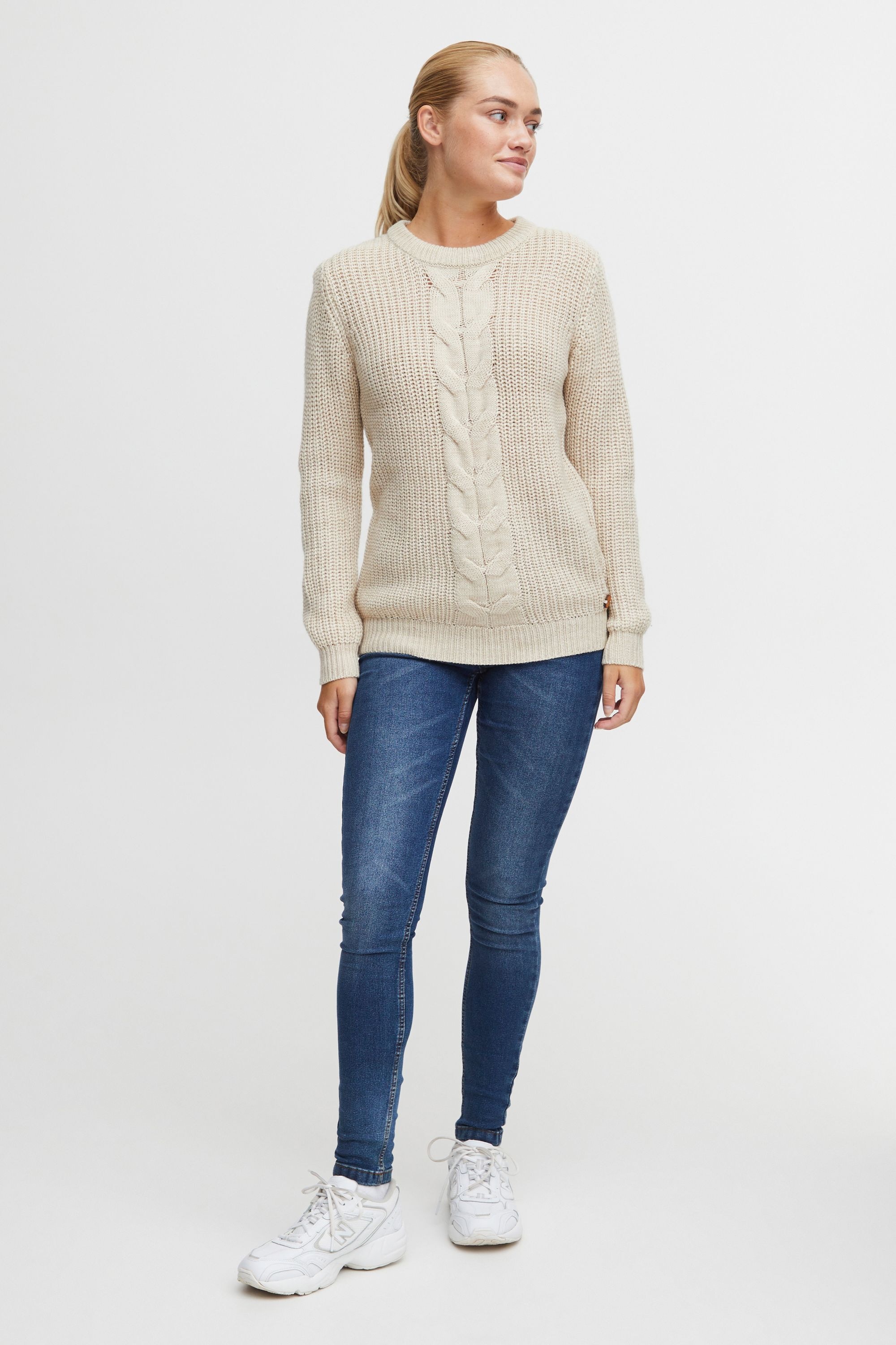 OXMO Strickfleece-Pullover "Strickpullover OXNatasja" günstig online kaufen