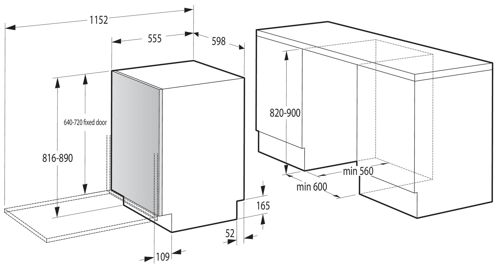 GORENJE Standgeschirrspüler »GS620C10S«, 14 Maßgedecke