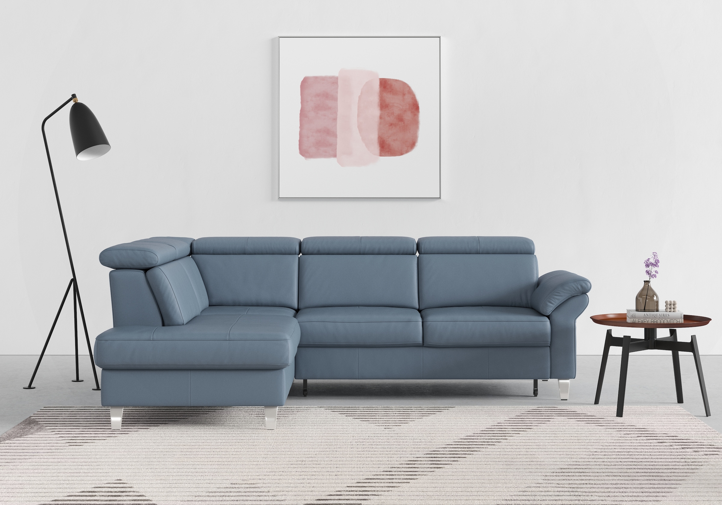 sit&more Ecksofa, inklusive Kopfteilverstellung, wahlweise mit Bettfunktion günstig online kaufen