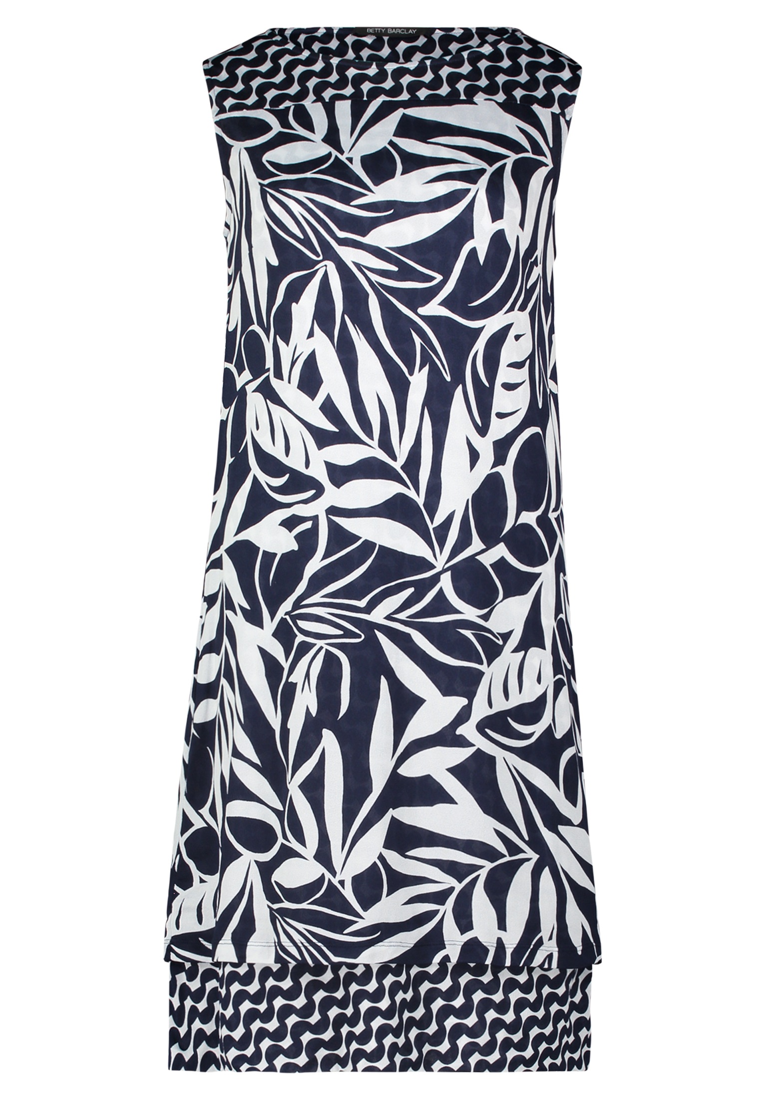 Betty Barclay Jerseykleid "Damen ohne Arm" Ohne Tasche Druck günstig online kaufen