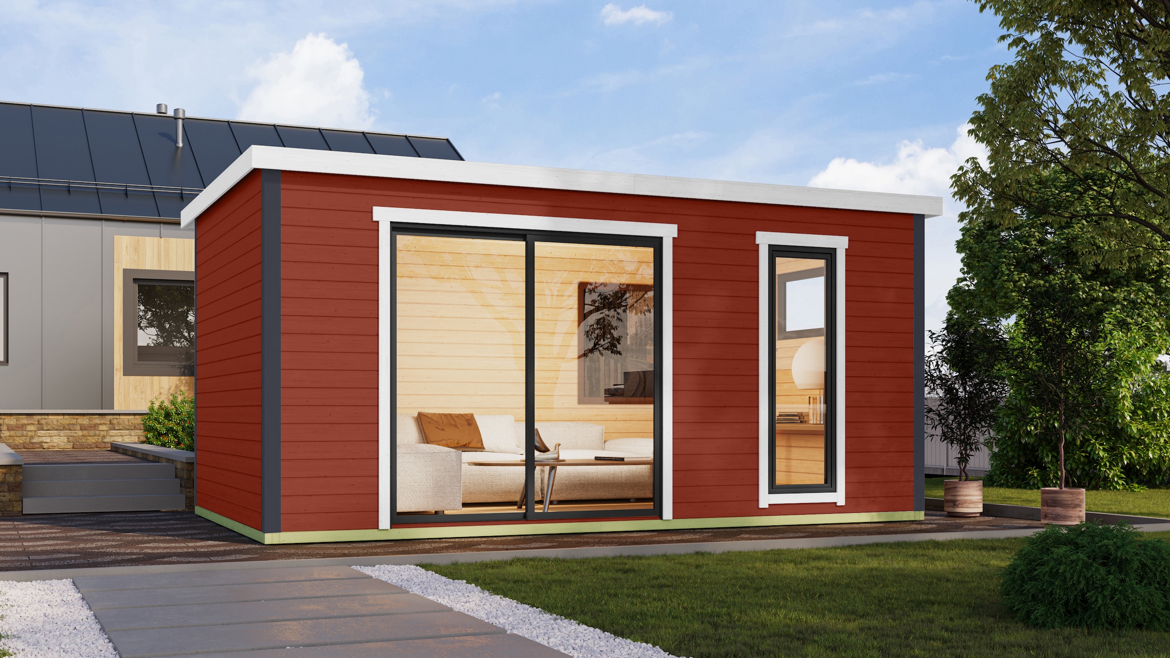 Nordic Holz Gartenhaus "AUSTIN 7" günstig online kaufen