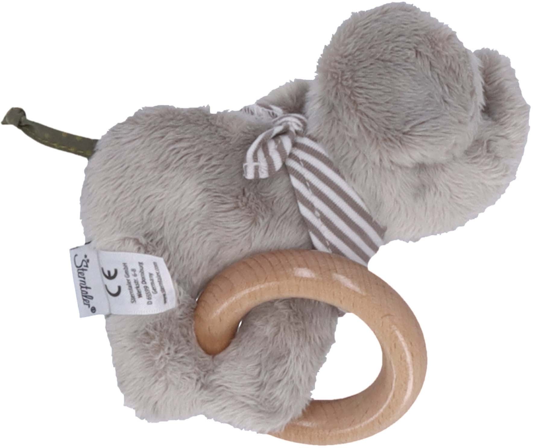 Sterntaler® Greifspielzeug »Elefant Eddy«, mit Holzring und Rassel