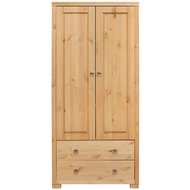 Home affaire Kleiderschrank »Gotland«, Höhe 178 cm, mit Holztüren | BAUR