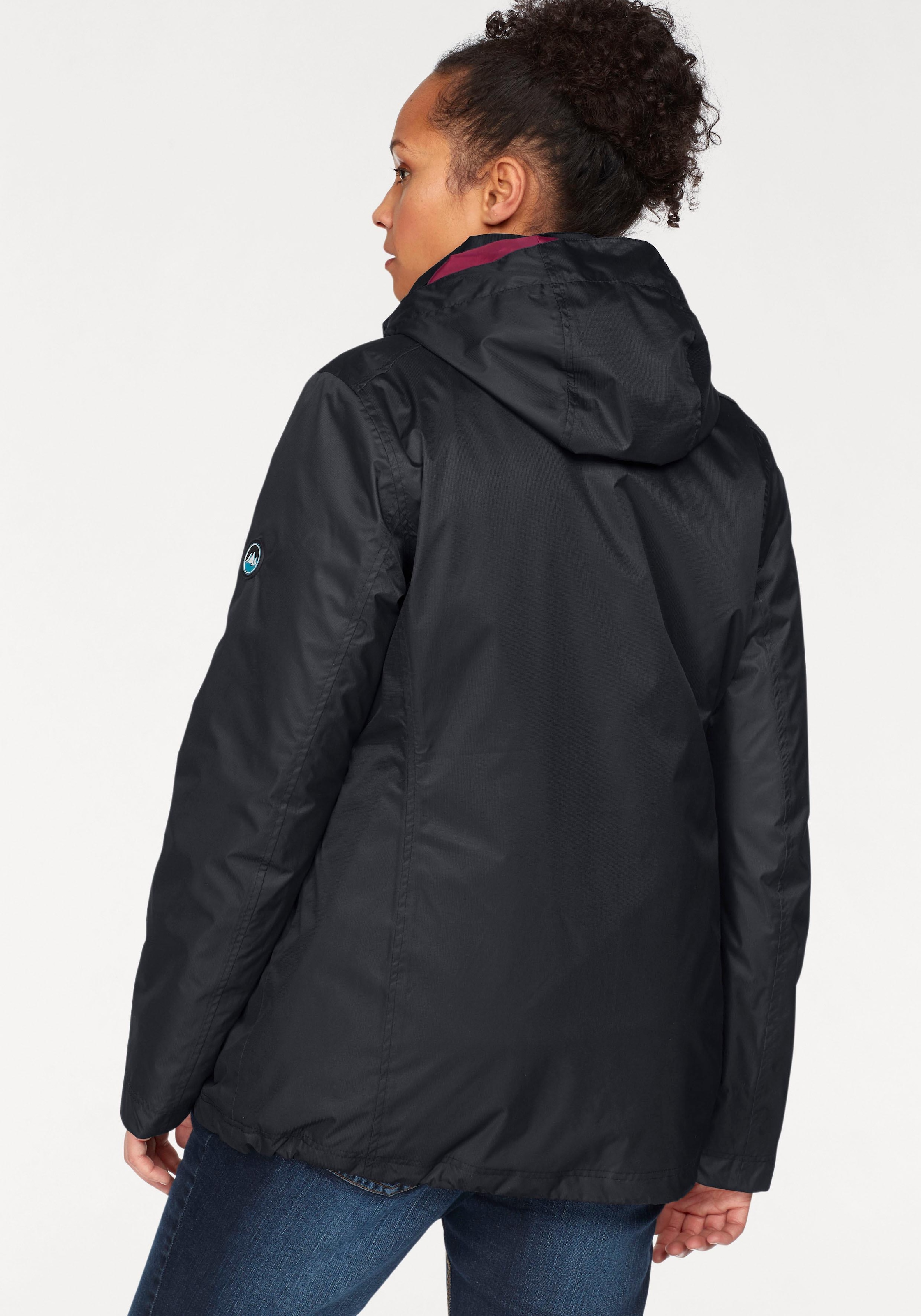 Polarino 3-in-1-Funktionsjacke, (2 St.), mit Kapuze, Außenjacke: 3.000mm Wa günstig online kaufen