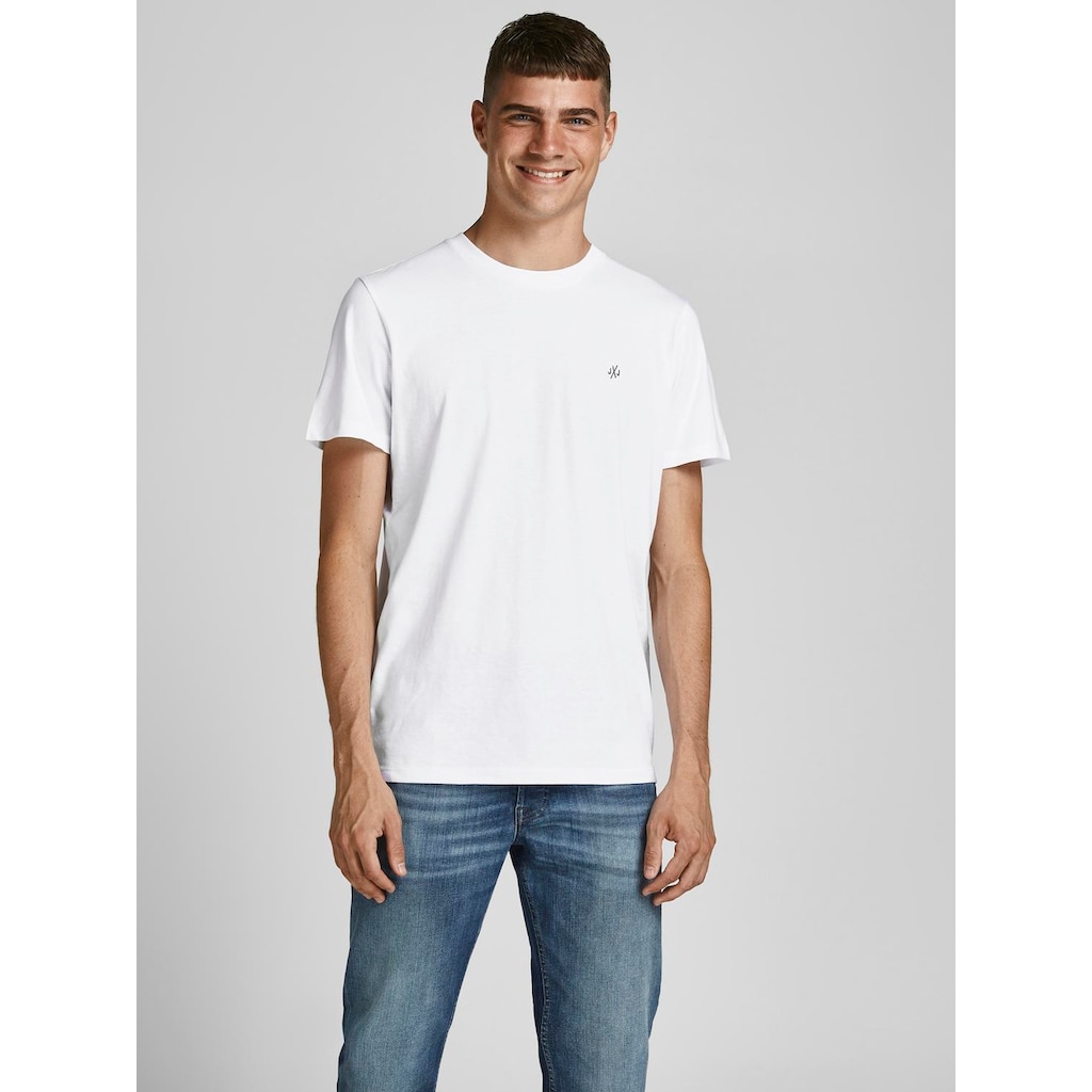 Jack & Jones T-Shirt »TEE SS CREW NECK 5 P«, (Packung, 5 tlg.)