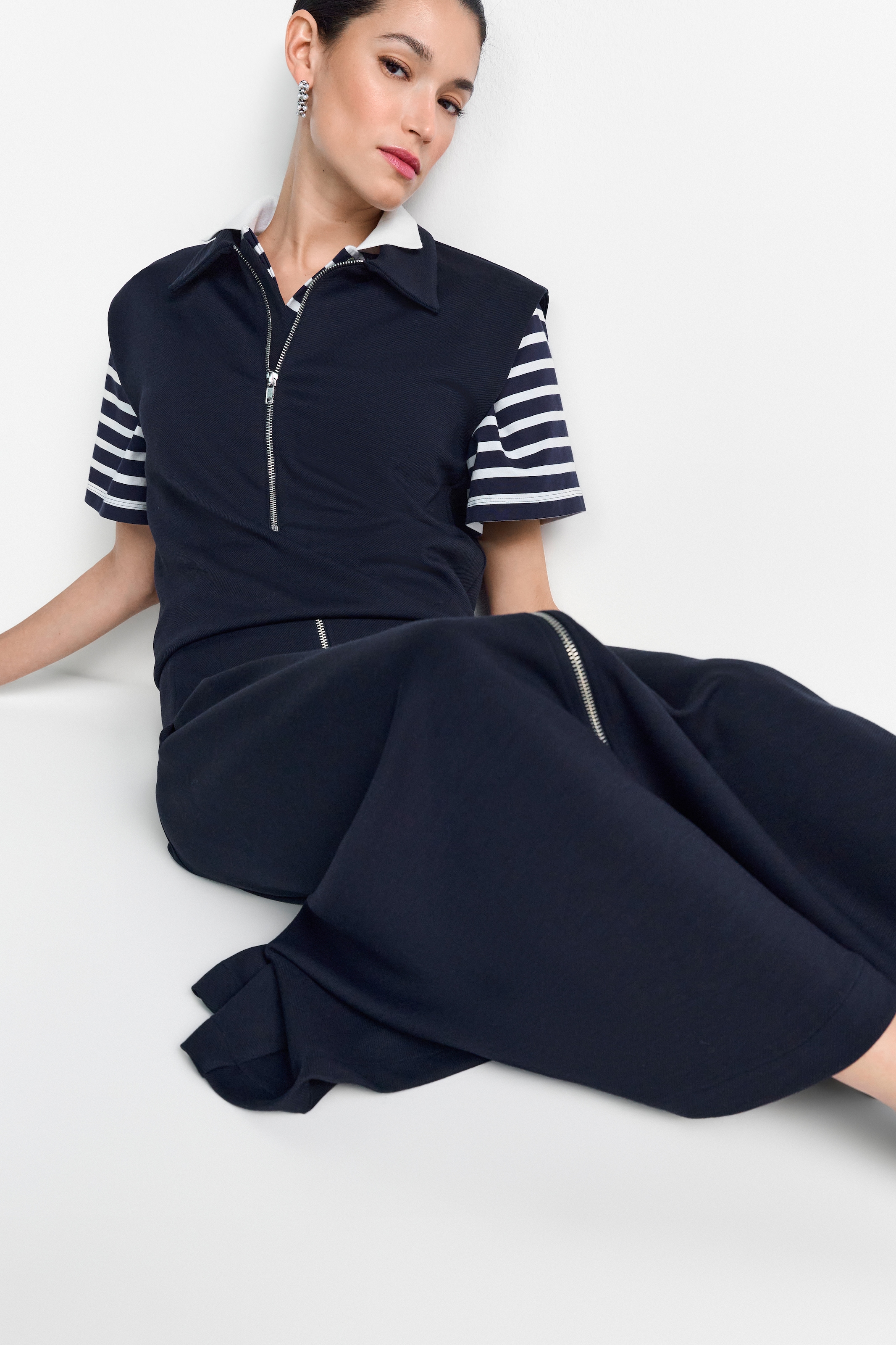 RICHROYAL Jerseyweste Jersey, mit Metallreißverschluss