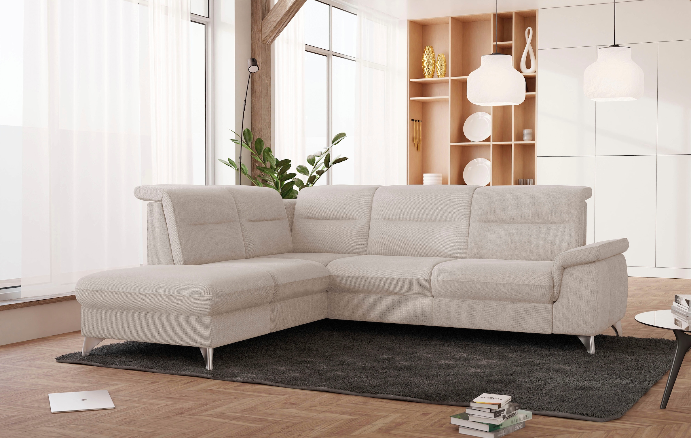 sit&more Ecksofa "Astoria L-Form" wahlweise mit motorischer Relaxfunktion günstig online kaufen