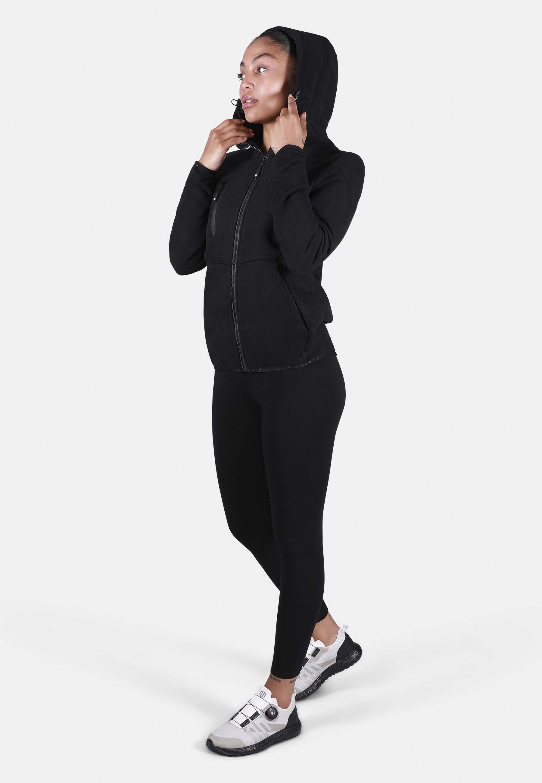 MOROTAI Allwetterjacke »MOROTAI Damen Morotai Neo Zip Sweatjacket« 1 Stk. tlg. mit Kapuze