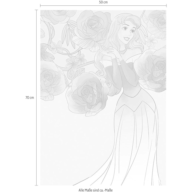 Komar Poster »Sleeping Beauty Roses«, Disney, (1 St.), Kinderzimmer,  Schlafzimmer, Wohnzimmer | BAUR