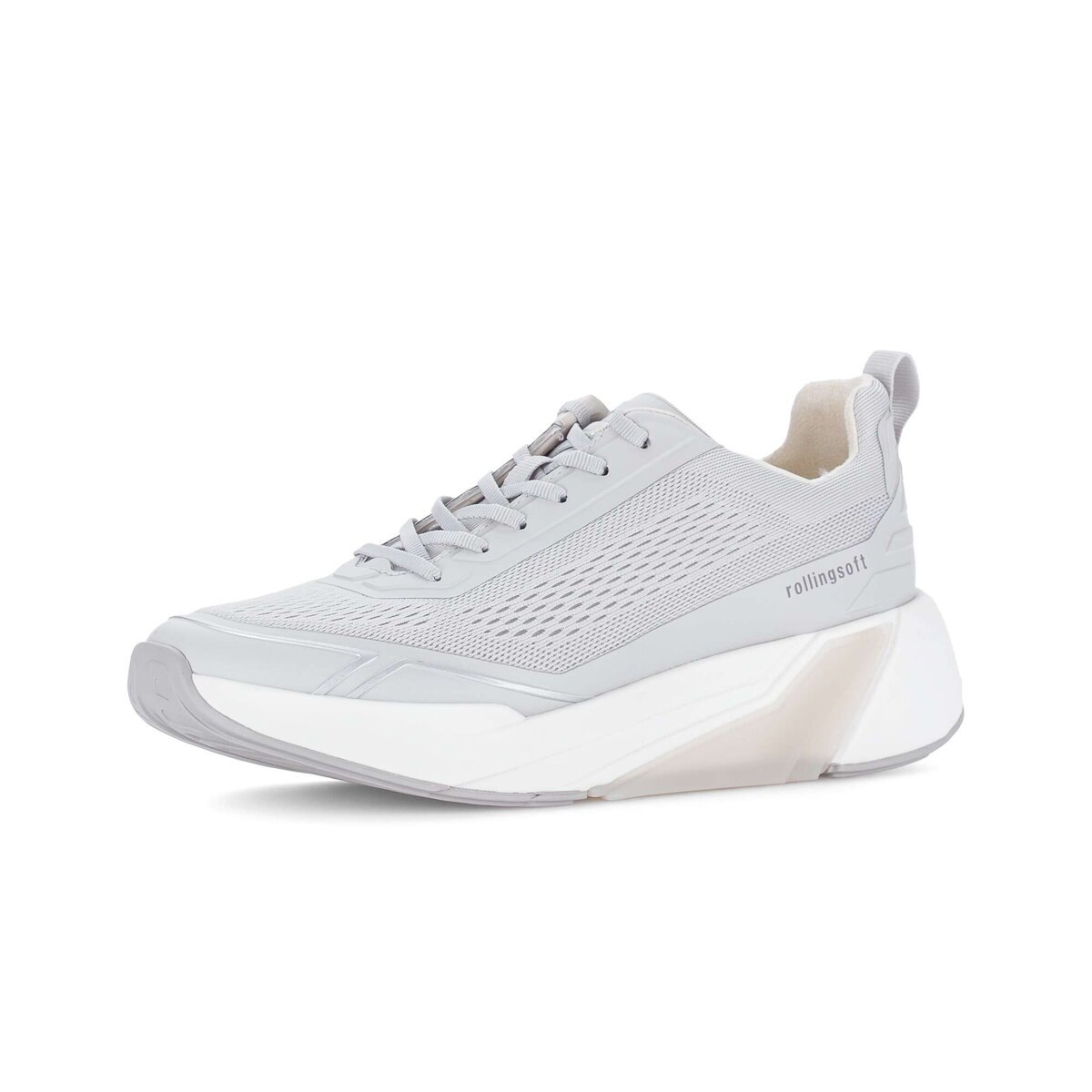 Sneaker GABOR "Sneaker low", Damen, Gr. 44, grau, Schuhe Sneaker