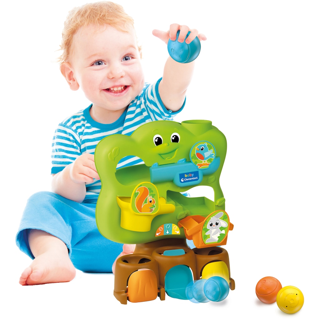 Clementoni® Steckspielzeug »Baby Clementoni, Lustiger Baum«, Made in Europe