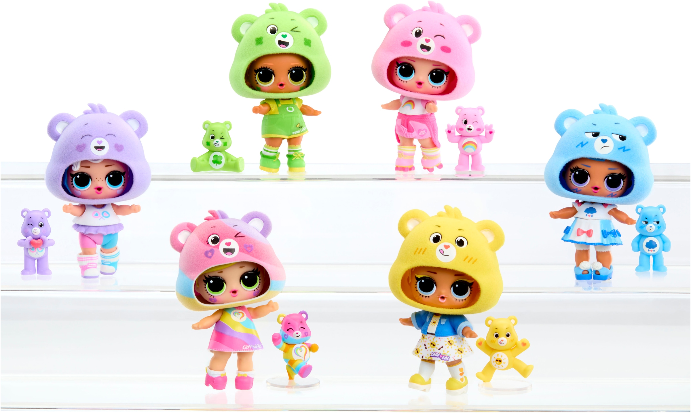 L.O.L. SURPRISE! Anziehpuppe »L.O.L. Surprise Loves Care Bears Tots«, Sortierte Lieferung