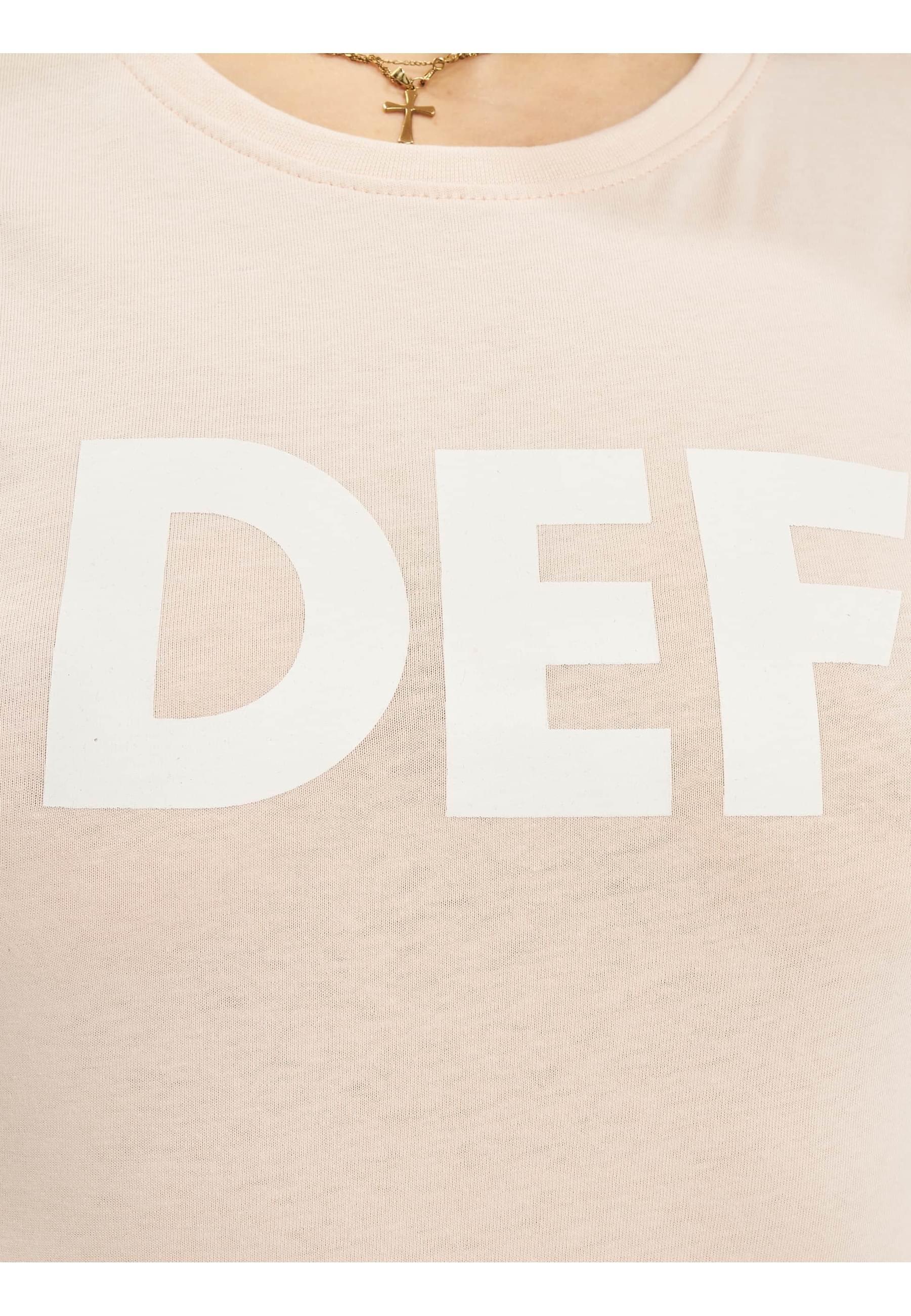 DEF Kurzarmshirt »DEF Damen DEF Her Secret T-Shirt«, (1 tlg.)