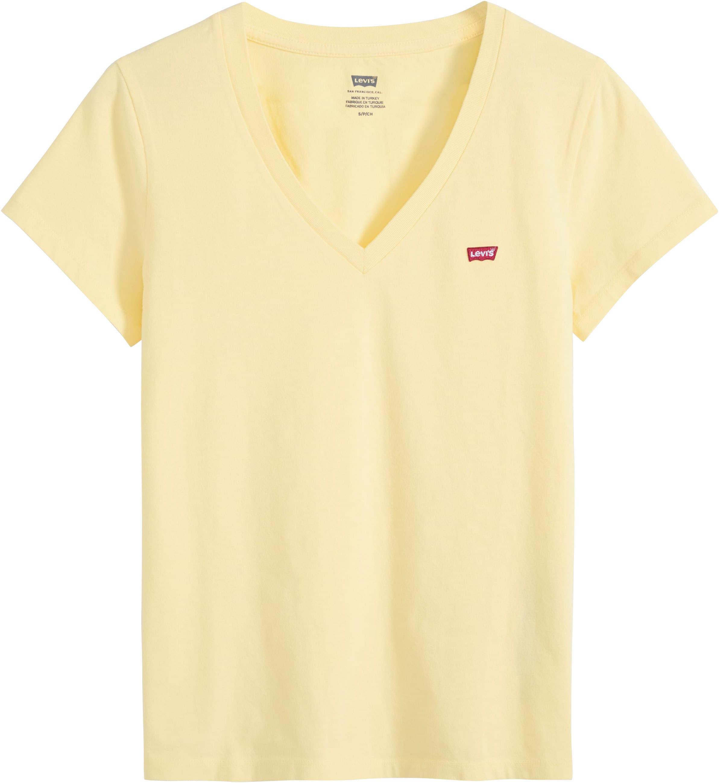 Levis V-Shirt "Perfect Tee" mit kleinem Batwing- Logo günstig online kaufen