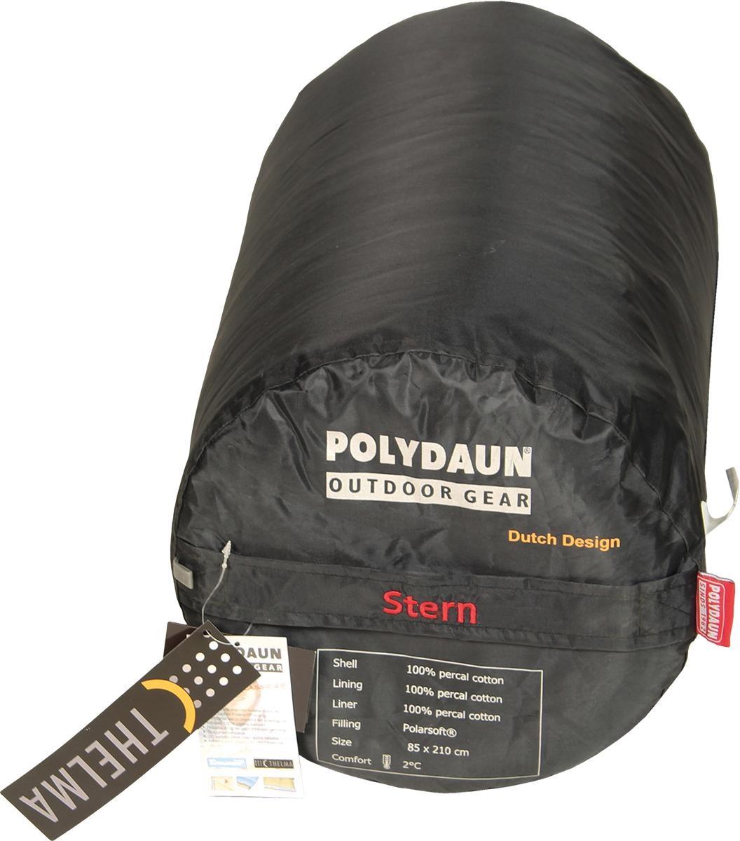 Polydaun Deckenschlafsack »Schlafsack Stern 85x210 cm Antraziet- 4-Jahreszeiten«, (1 tlg.)