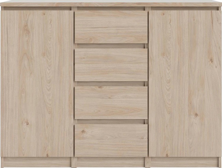 INOSIGN Kommode "Naia, Sideboard, 4 Schubladen, 2 Türen, Aufbewahrung, grif günstig online kaufen