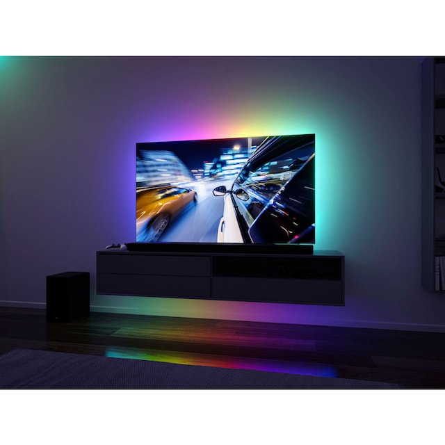 Paulmann LED-Streifen »USB LED Strip TV-Beleuchtung 55 Zoll 2m Dynamic  Rainbow RGB 3,5W«, 1 St.-flammig kaufen | BAUR