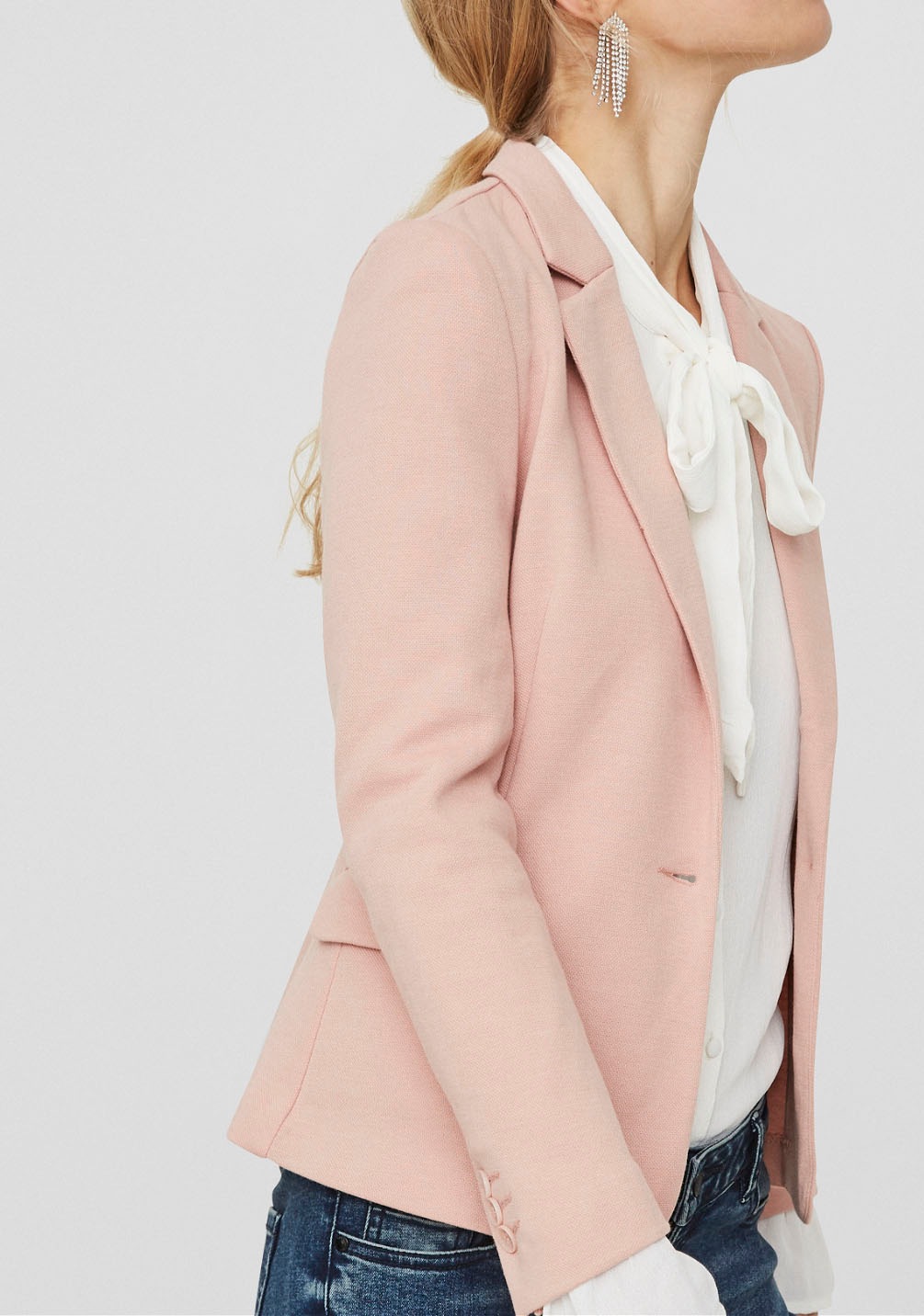 Vero Moda Jerseyblazer "VMJULIA LS BLAZER JRS NOOS", mit Knopfleiste günstig online kaufen