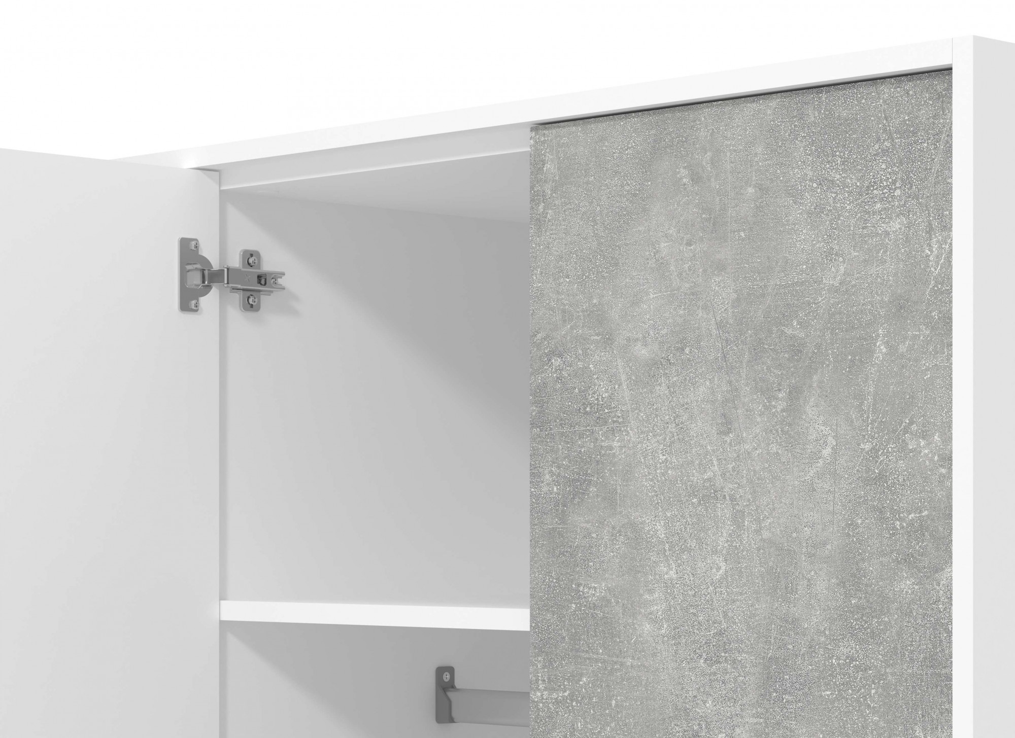 INOSIGN Kleiderschrank »Varadero, 2 moderne Farbkombinationen mit schwarzen Griffen«, mit 1 Spiegeltür, in den Breiten 119 und 157cm, FSC-zertifiziert