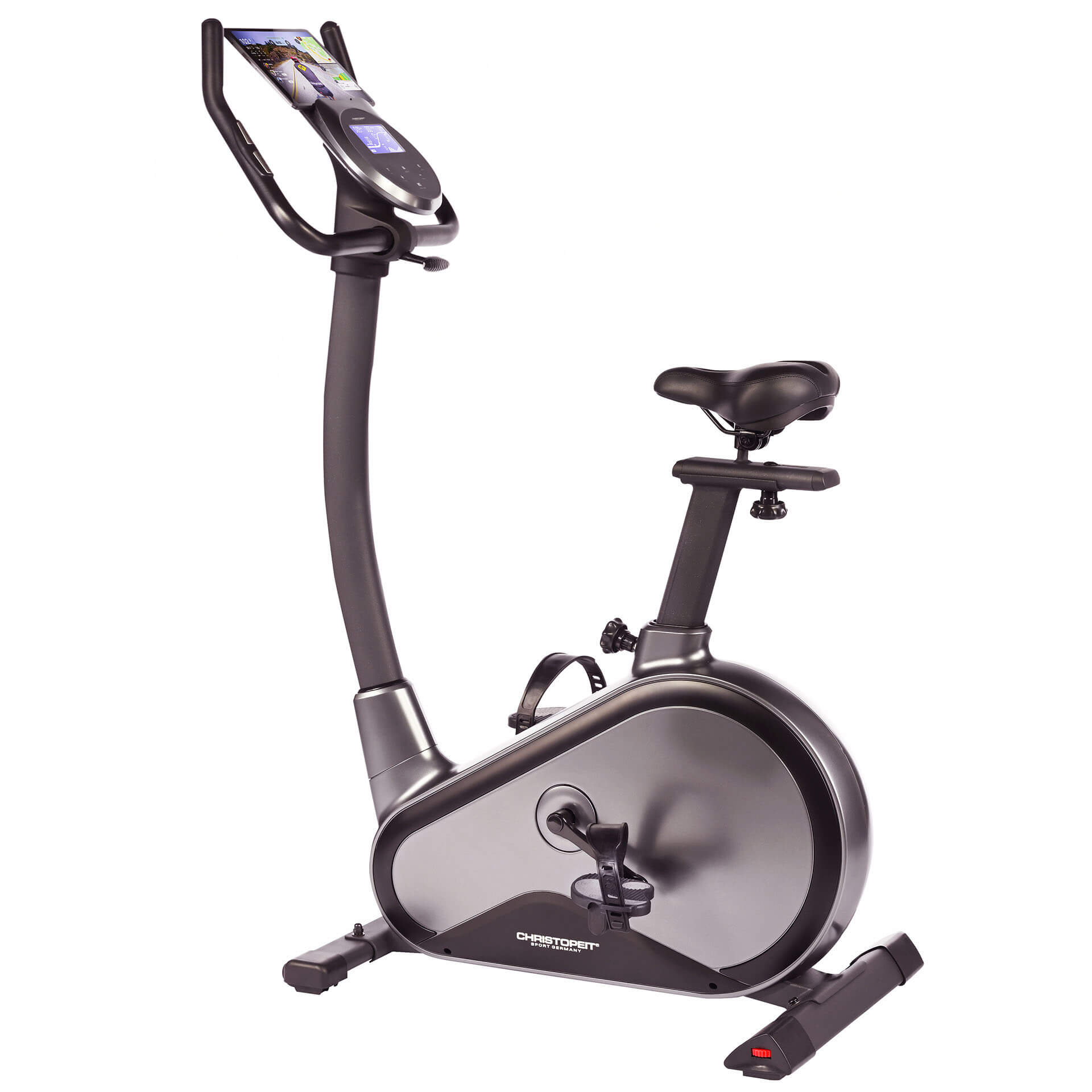 Christopeit Sport Ergometer "EM 8000" 150 kg max. Benutzergewicht, Fahrrad, 32 Widerstandsstufen